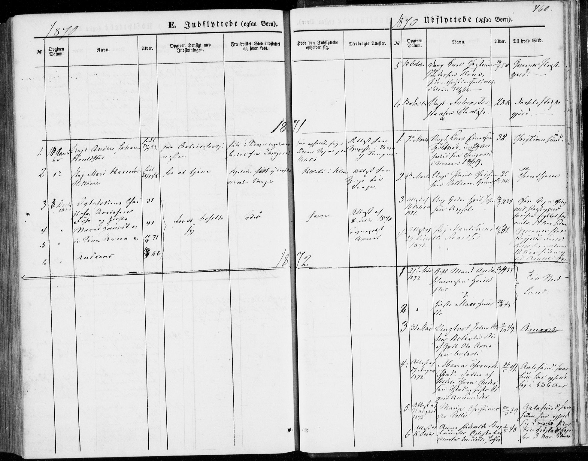 Ministerialprotokoller, klokkerbøker og fødselsregistre - Møre og Romsdal, SAT/A-1454/557/L0681: Parish register (official) no. 557A03, 1869-1886, p. 460