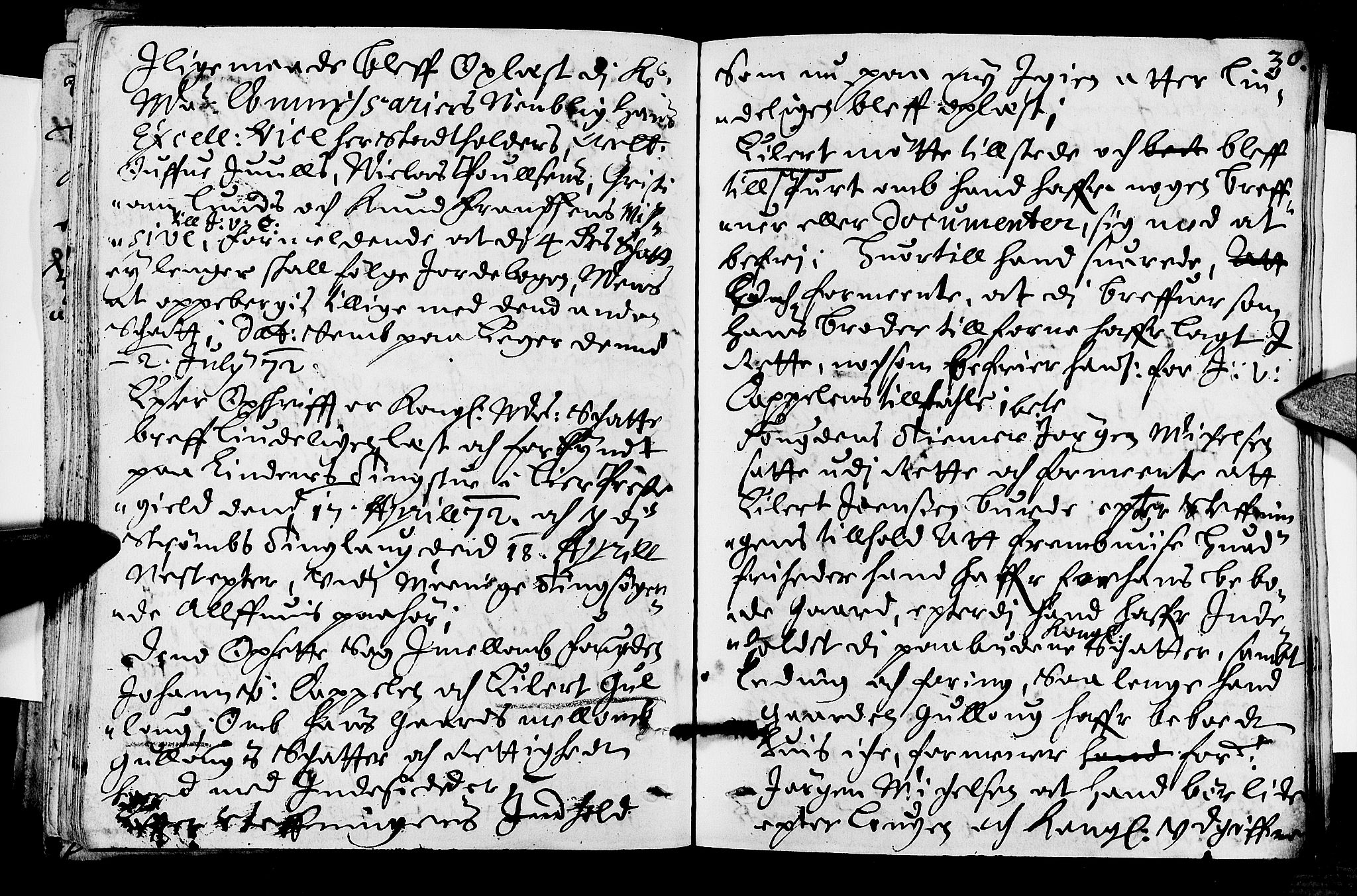 Lier, Røyken og Hurum sorenskriveri, AV/SAKO-A-89/F/Fa/L0013: Tingbok, 1672, p. 30