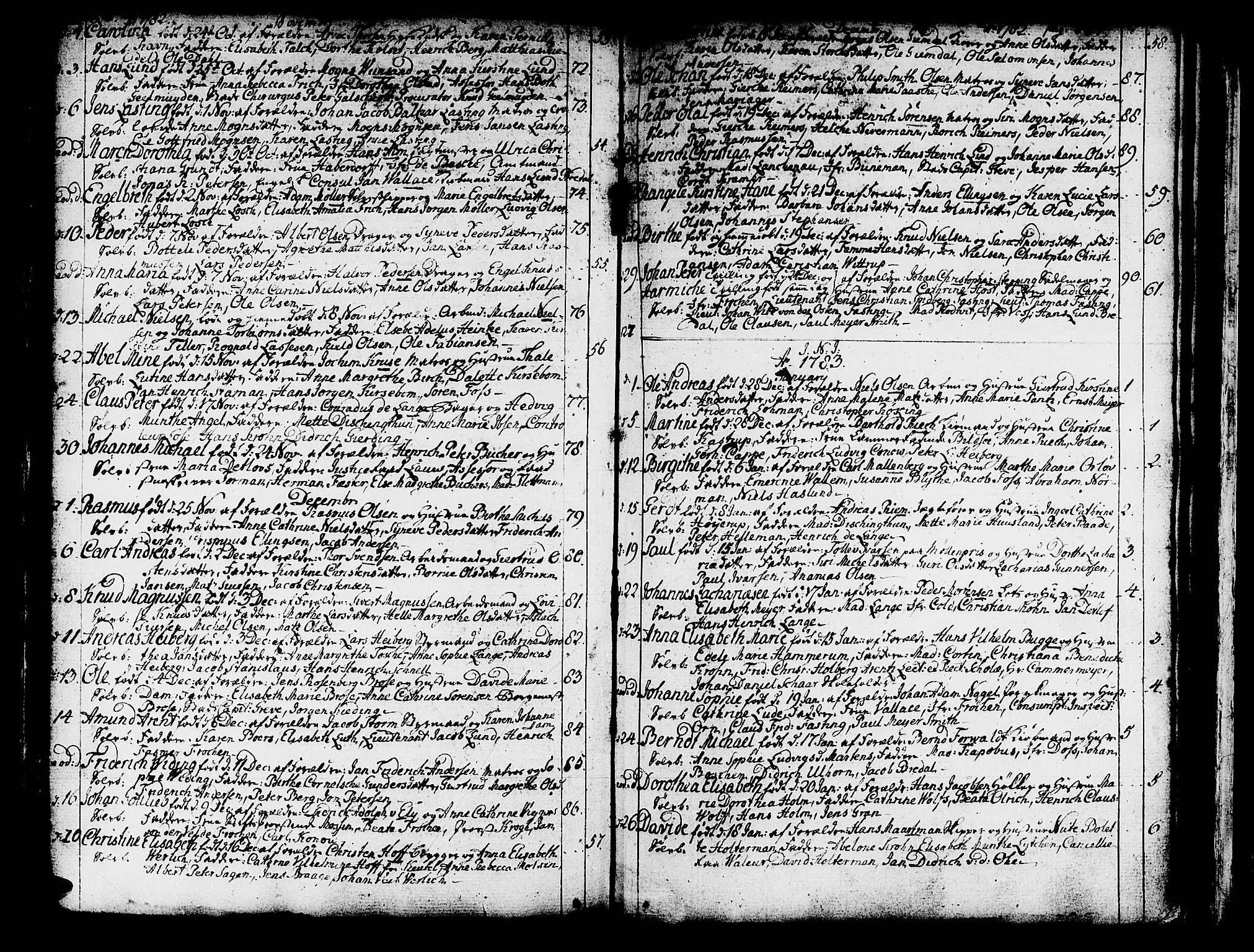 Domkirken sokneprestembete, SAB/A-74801/H/Haa/L0003: Parish register (official) no. A 3, 1758-1789, p. 236-237