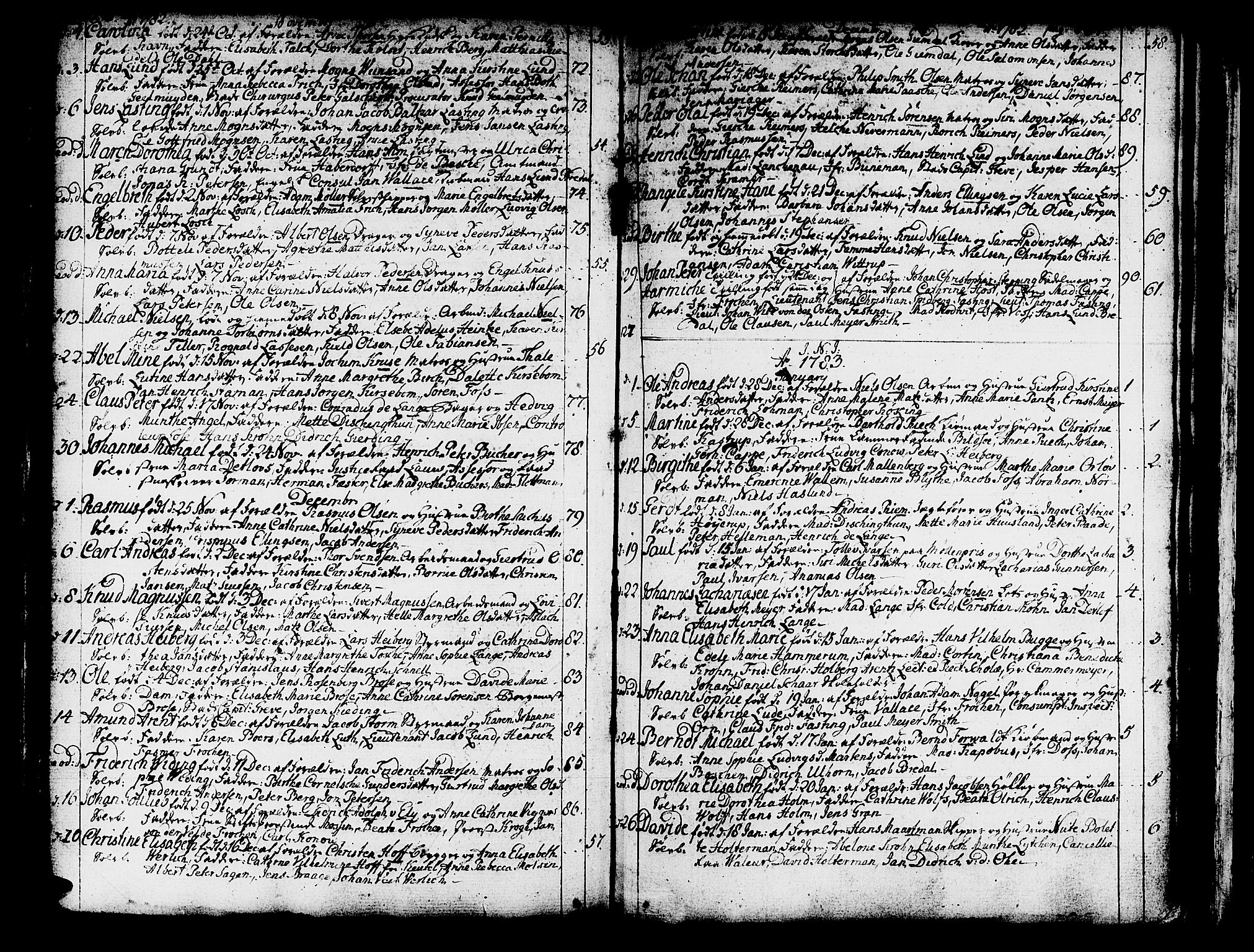 Domkirken sokneprestembete, AV/SAB-A-74801/H/Haa/L0003: Parish register (official) no. A 3, 1758-1789, p. 236-237