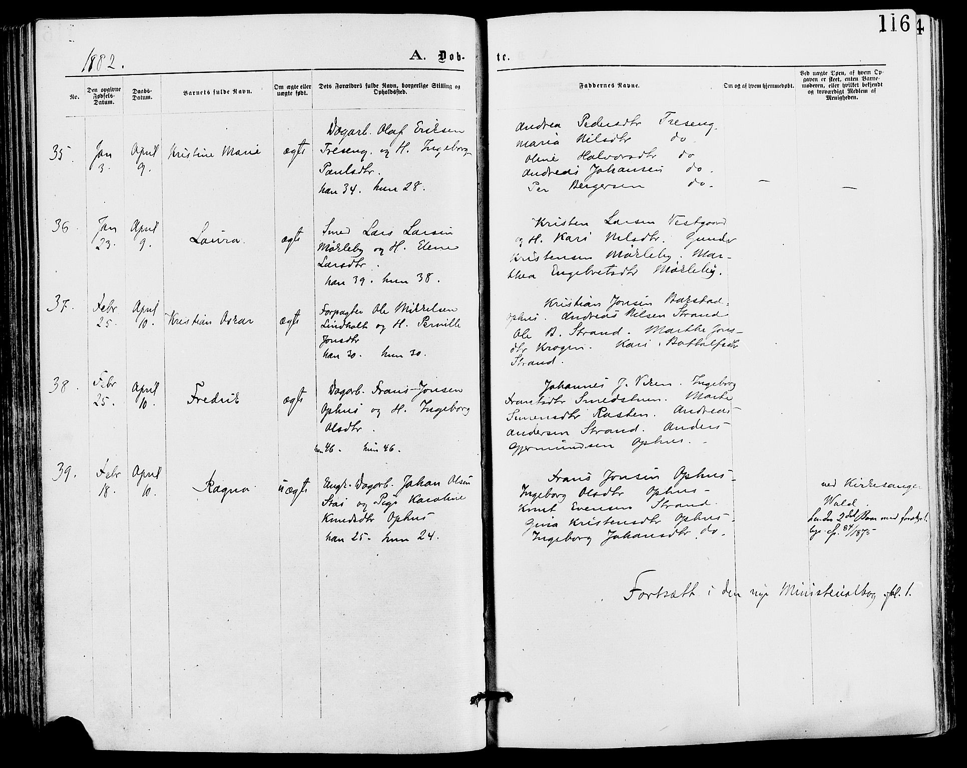 Stor-Elvdal prestekontor, AV/SAH-PREST-052/H/Ha/Haa/L0001: Parish register (official) no. 1, 1871-1882, p. 116