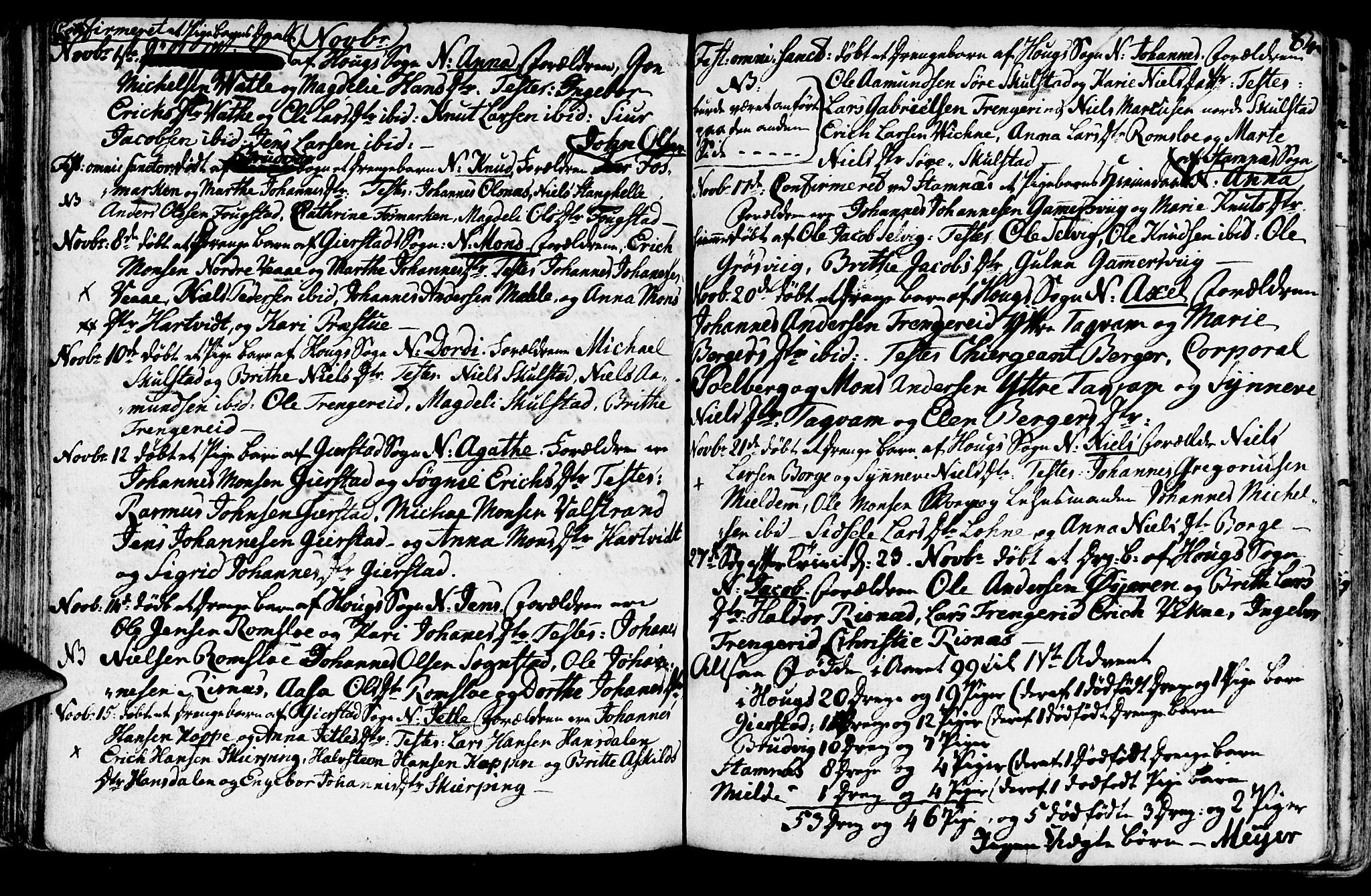 Haus sokneprestembete, AV/SAB-A-75601/H/Haa: Parish register (official) no. A 11, 1796-1816, p. 64