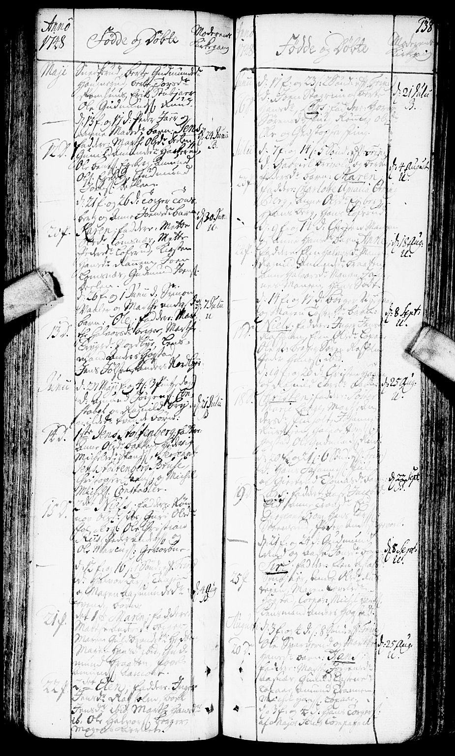 Aurskog prestekontor Kirkebøker, AV/SAO-A-10304a/F/Fa/L0002: Parish register (official) no. I 2, 1735-1766, p. 138