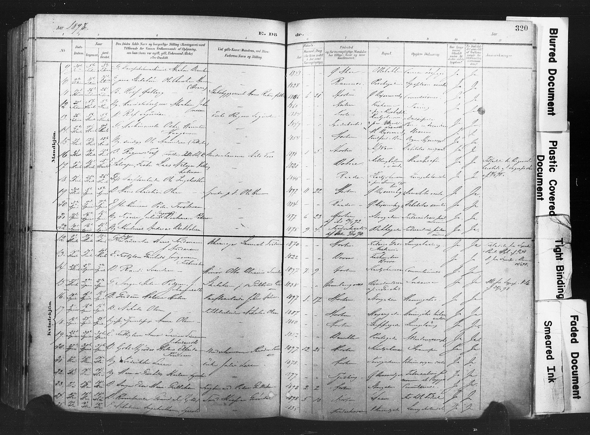 Horten kirkebøker, AV/SAKO-A-348/F/Fa/L0005: Parish register (official) no. 5, 1896-1904, p. 320