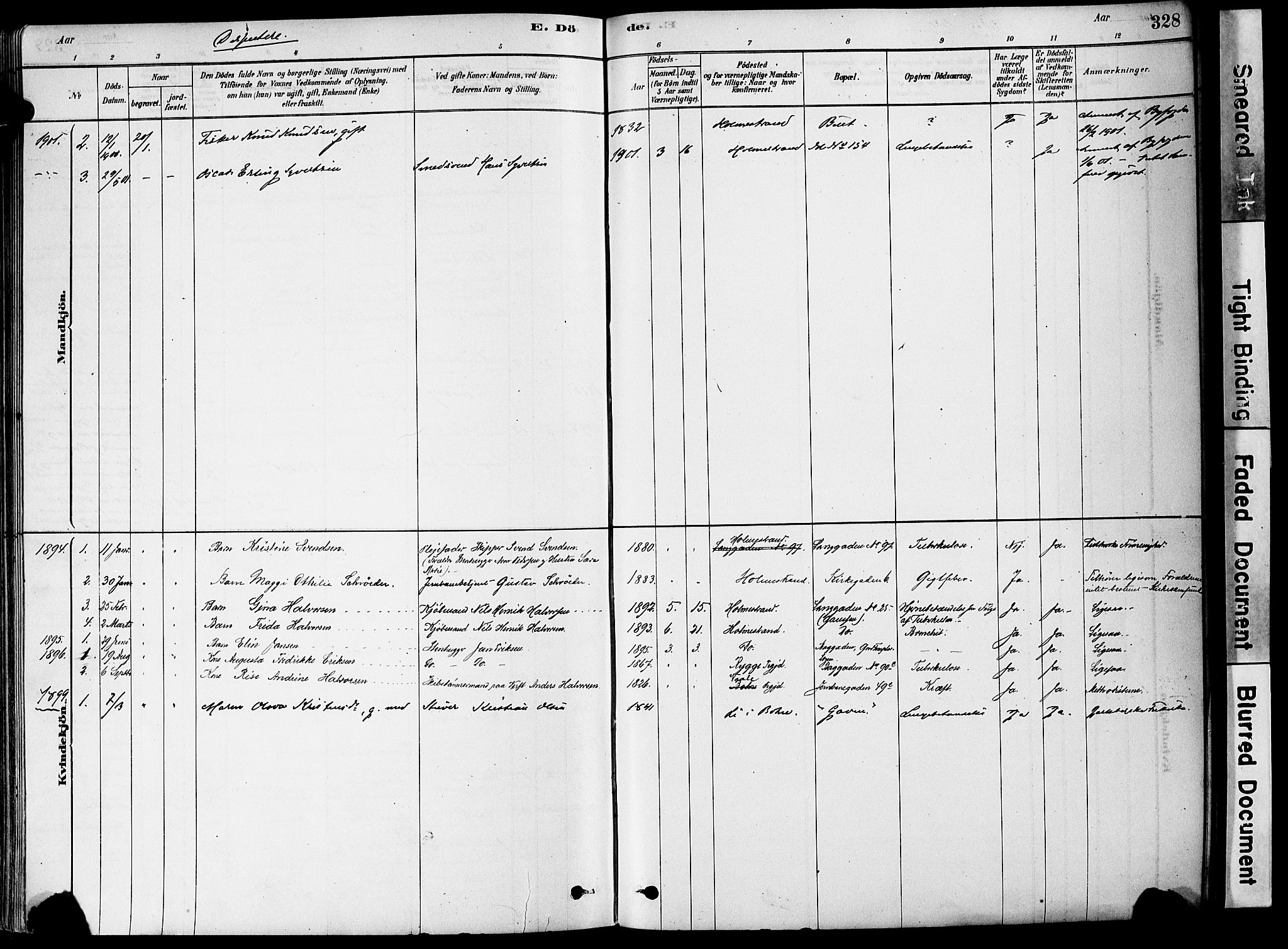 Holmestrand kirkebøker, AV/SAKO-A-346/F/Fa/L0004: Parish register (official) no. 4, 1880-1901, p. 328