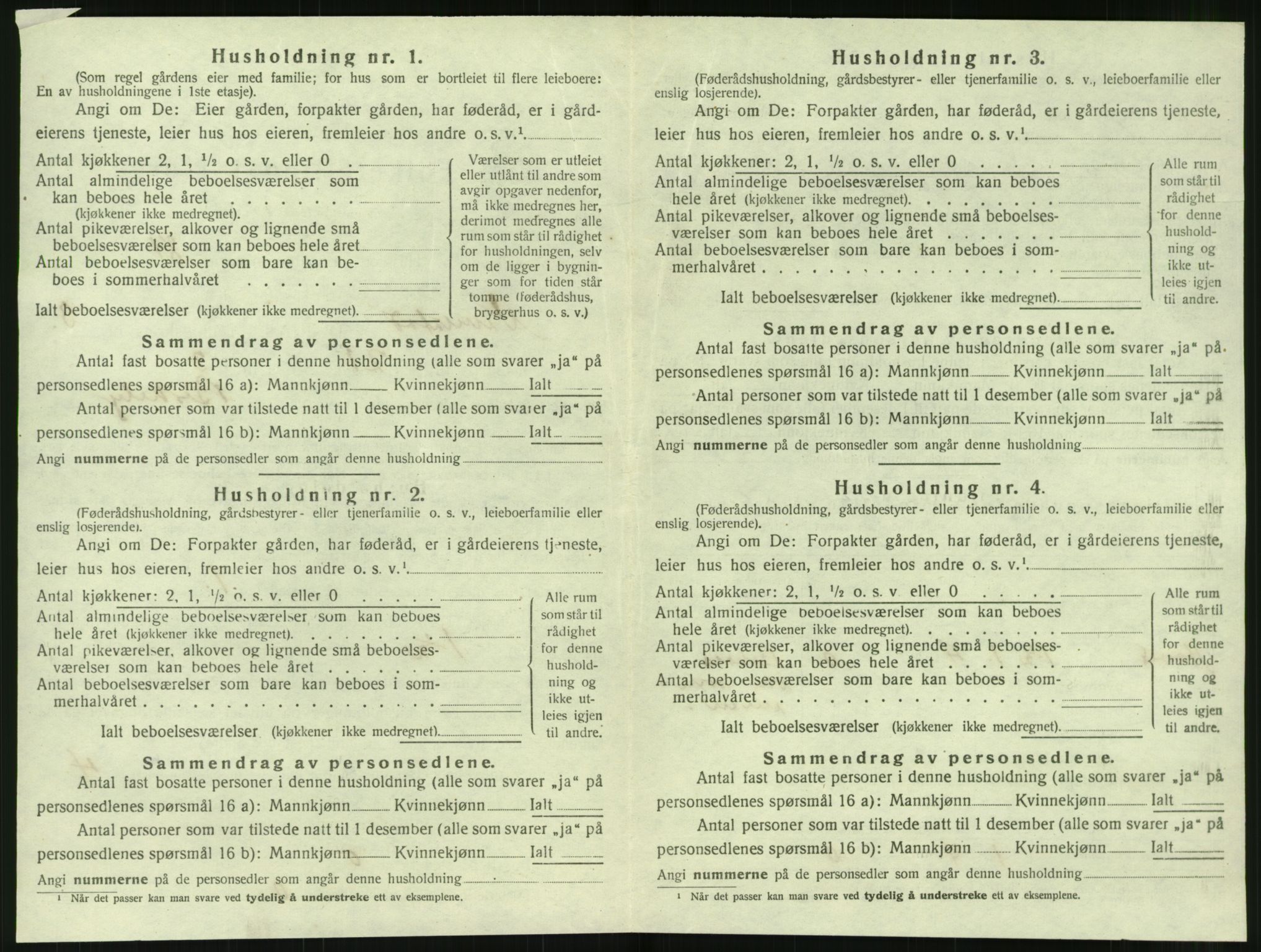 SAT, 1920 census for Vevelstad, 1920, p. 409