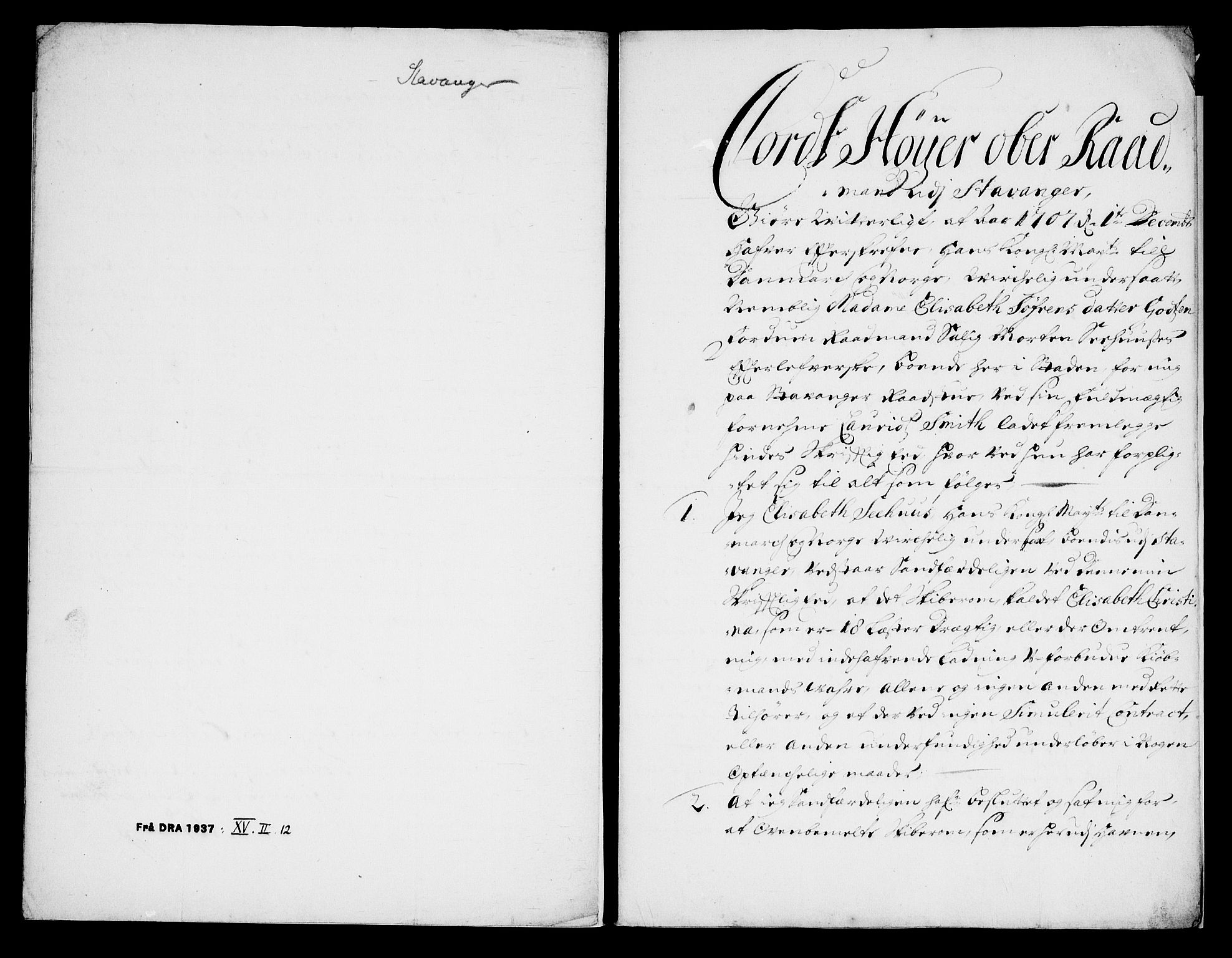 Danske Kanselli, Skapsaker, RA/EA-4061/G/L0019: Tillegg til skapsakene, 1616-1753, p. 347