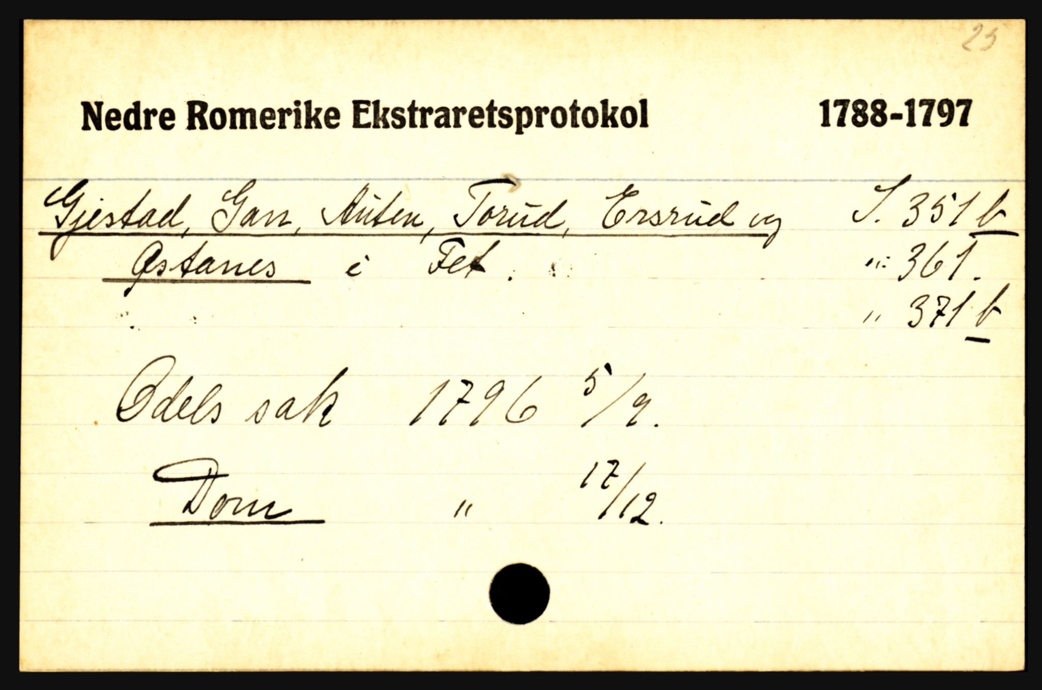 Statsarkivet i Oslo, AV/SAO-A-10621/Z/Zb/L0010: Fet m/ Rælingen (Gjestad - Ås), Frogn (Bakker - Åringen), Gjerdrum (Ask - Åmot), p. 2