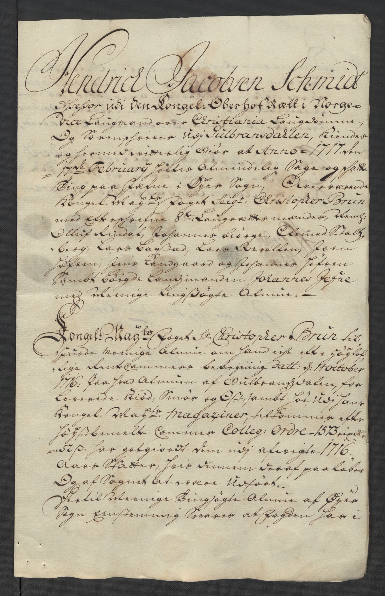 Rentekammeret inntil 1814, Reviderte regnskaper, Fogderegnskap, AV/RA-EA-4092/R17/L1186: Fogderegnskap Gudbrandsdal, 1716, p. 261