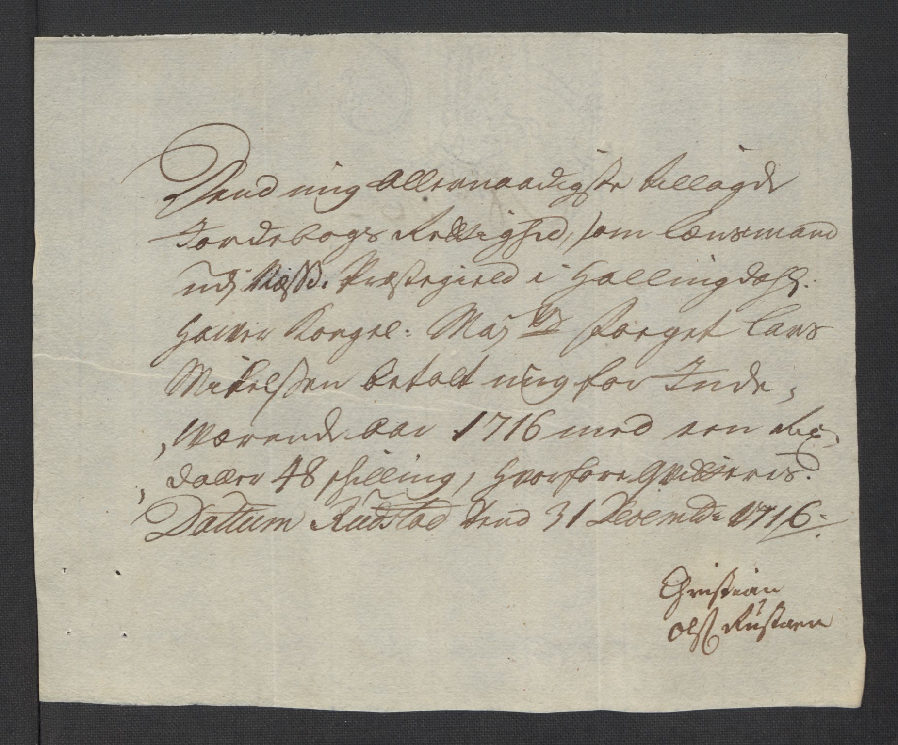 Rentekammeret inntil 1814, Reviderte regnskaper, Fogderegnskap, AV/RA-EA-4092/R23/L1474: Fogderegnskap Ringerike og Hallingdal, 1716, p. 149