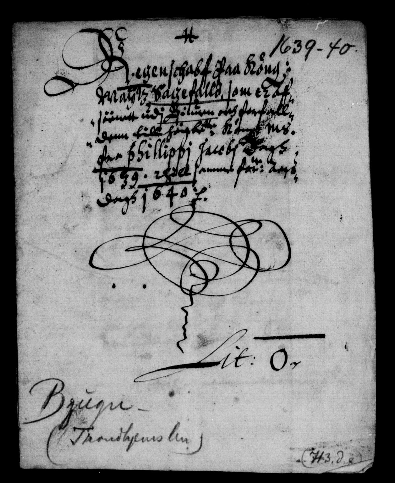 Rentekammeret inntil 1814, Reviderte regnskaper, Lensregnskaper, RA/EA-5023/R/Rb/Rbw/L0065: Trondheim len, 1638-1640