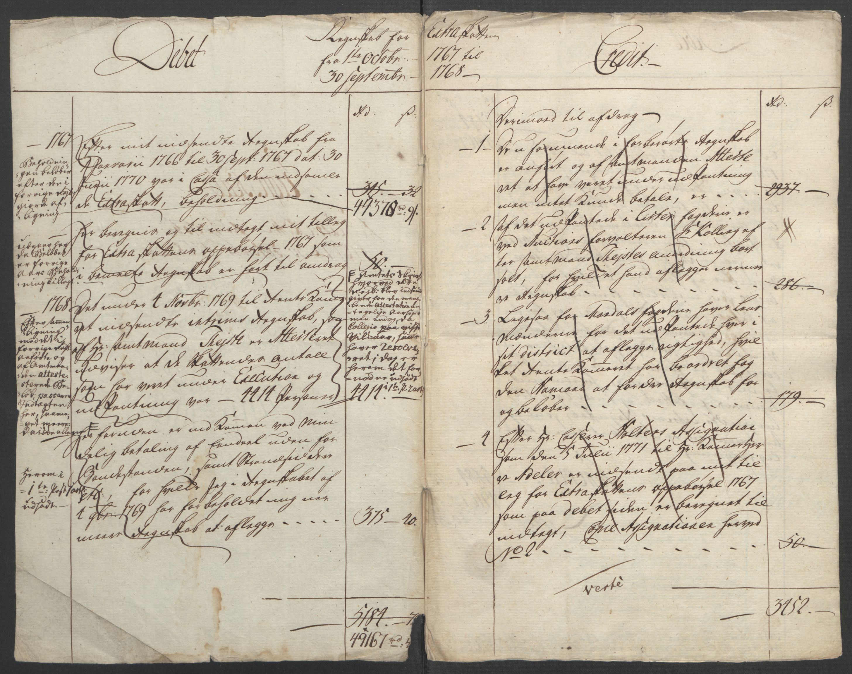 Rentekammeret inntil 1814, Reviderte regnskaper, Fogderegnskap, RA/EA-4092/R45/L2704: Ekstraskatten Lista og Mandal, 1762-1768, p. 286