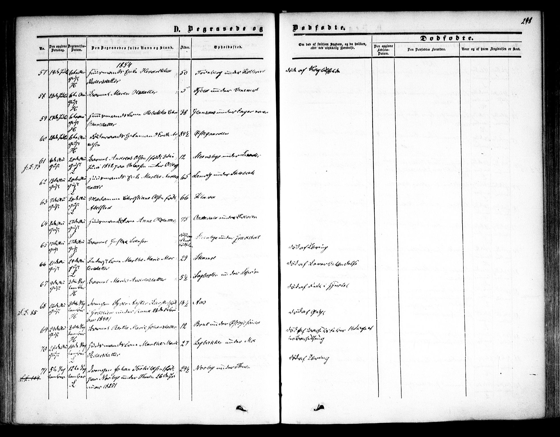 Høland prestekontor Kirkebøker, AV/SAO-A-10346a/F/Fa/L0010: Parish register (official) no. I 10, 1854-1861, p. 298