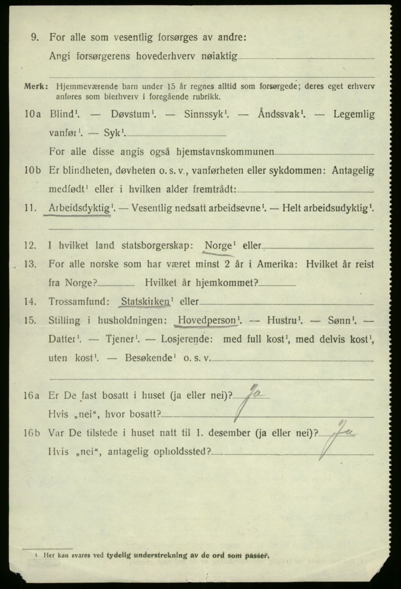 SAB, 1920 census for Vevring, 1920, p. 437