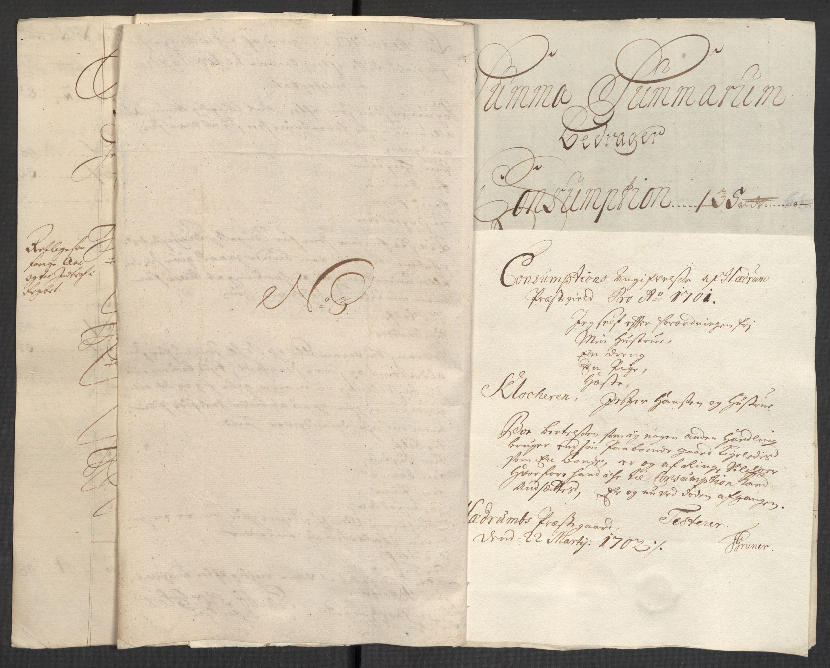 Rentekammeret inntil 1814, Reviderte regnskaper, Fogderegnskap, AV/RA-EA-4092/R33/L1976: Fogderegnskap Larvik grevskap, 1698-1701, p. 333