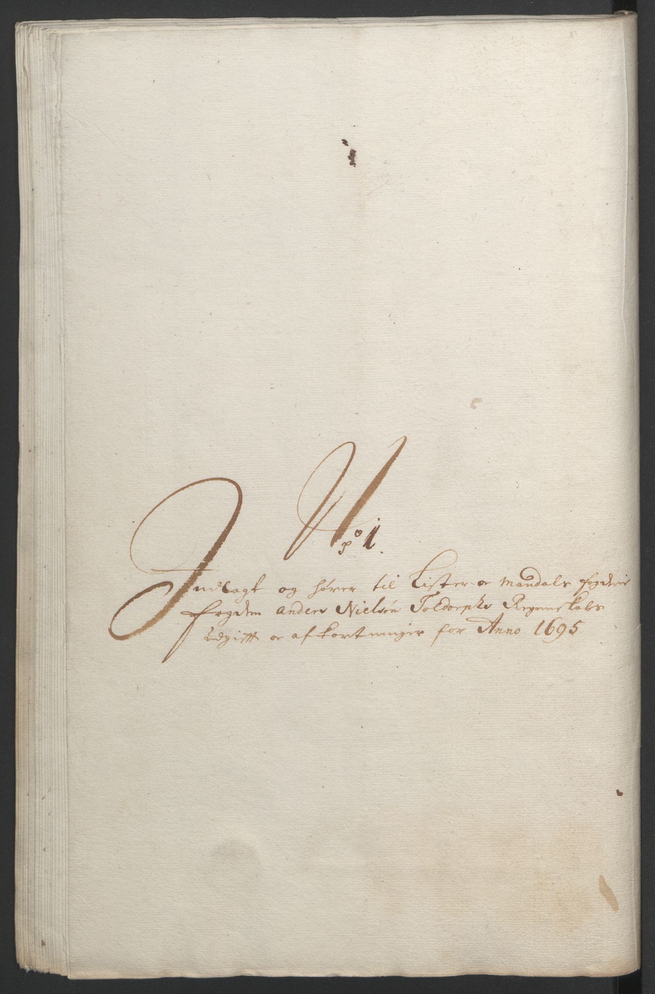 Rentekammeret inntil 1814, Reviderte regnskaper, Fogderegnskap, RA/EA-4092/R43/L2545: Fogderegnskap Lista og Mandal, 1694-1695, p. 297