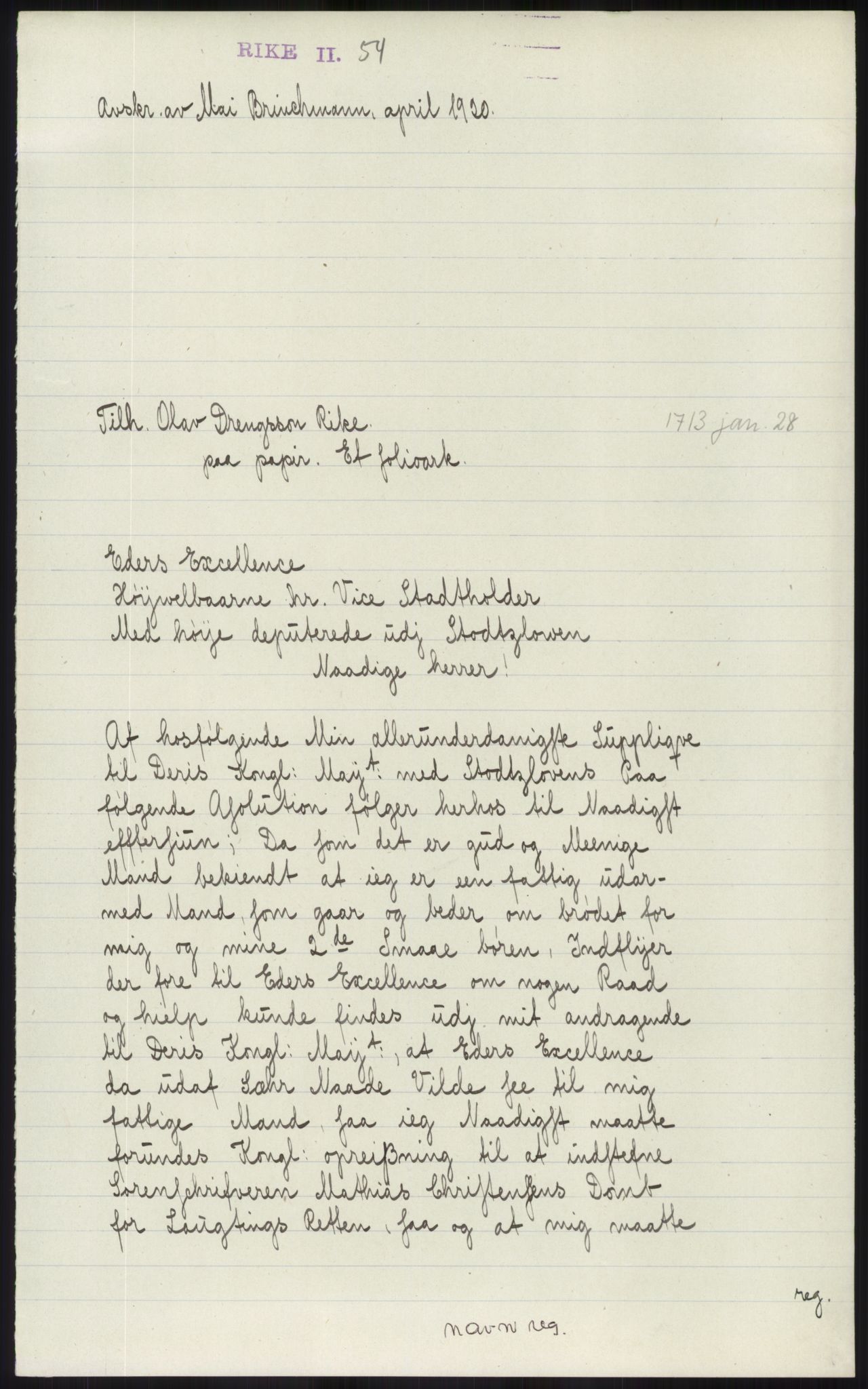 Samlinger til kildeutgivelse, Diplomavskriftsamlingen, AV/RA-EA-4053/H/Ha, p. 875