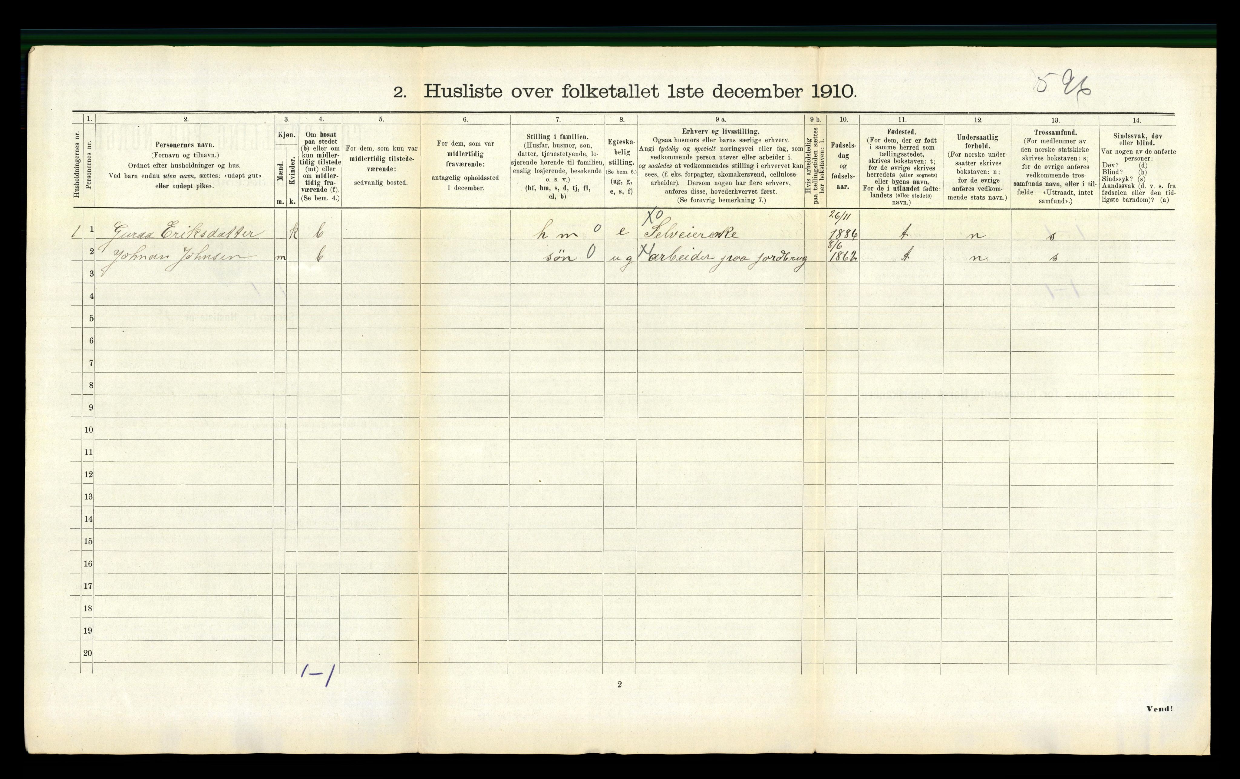 RA, 1910 census for Surnadal, 1910, p. 186