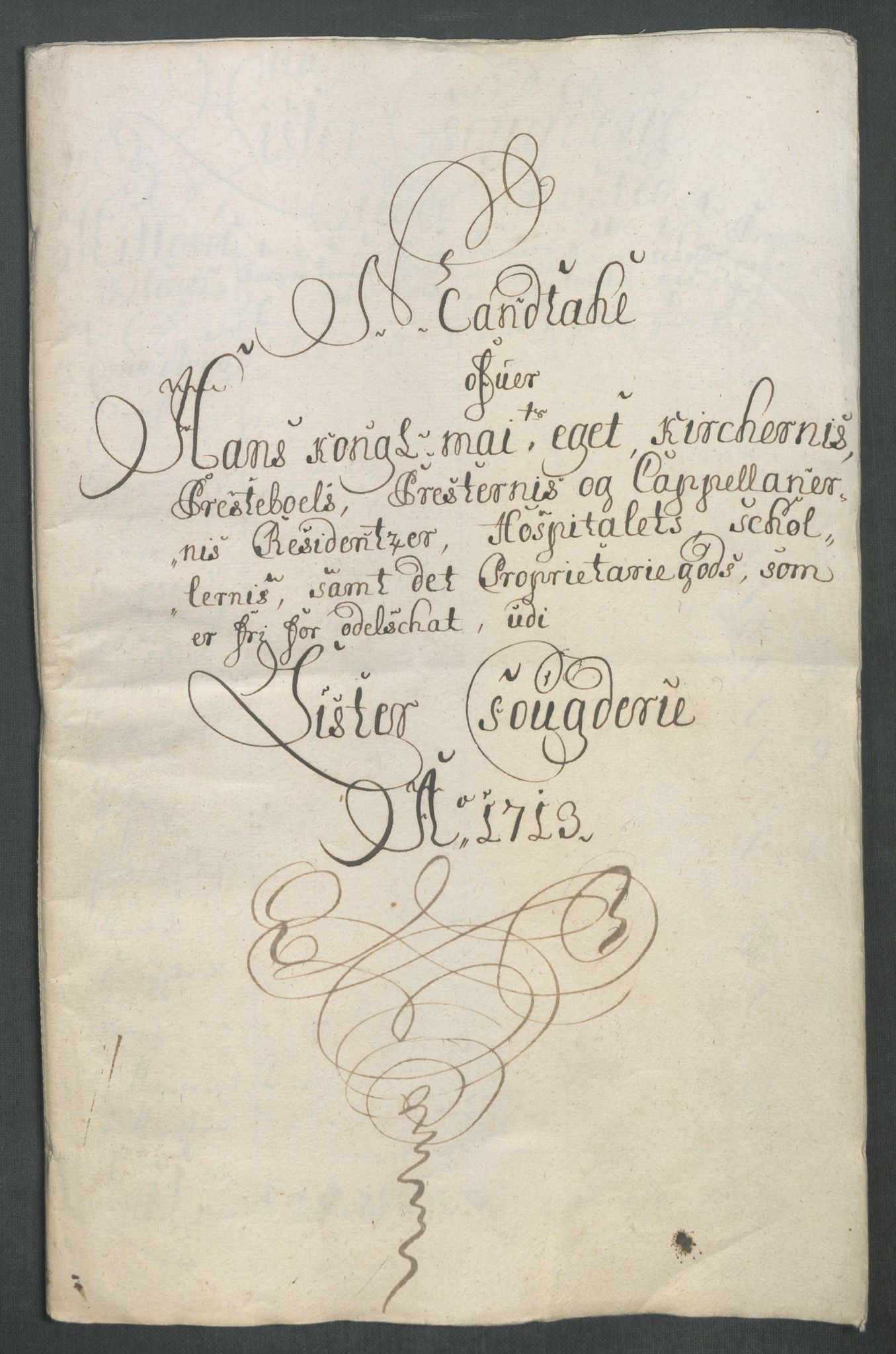 Rentekammeret inntil 1814, Reviderte regnskaper, Fogderegnskap, RA/EA-4092/R43/L2556: Fogderegnskap Lista og Mandal, 1713, p. 472