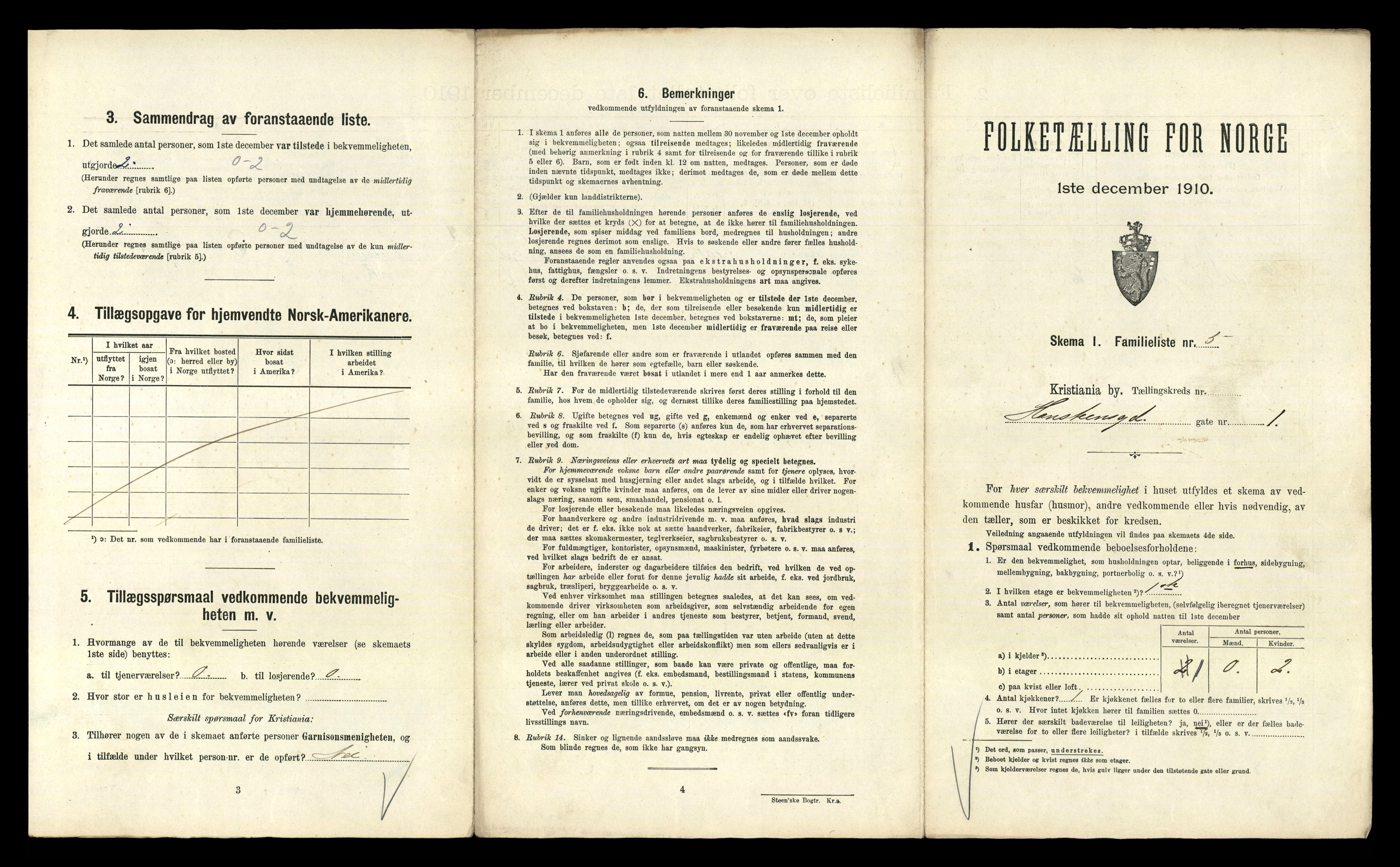 RA, 1910 census for Kristiania, 1910, p. 33635