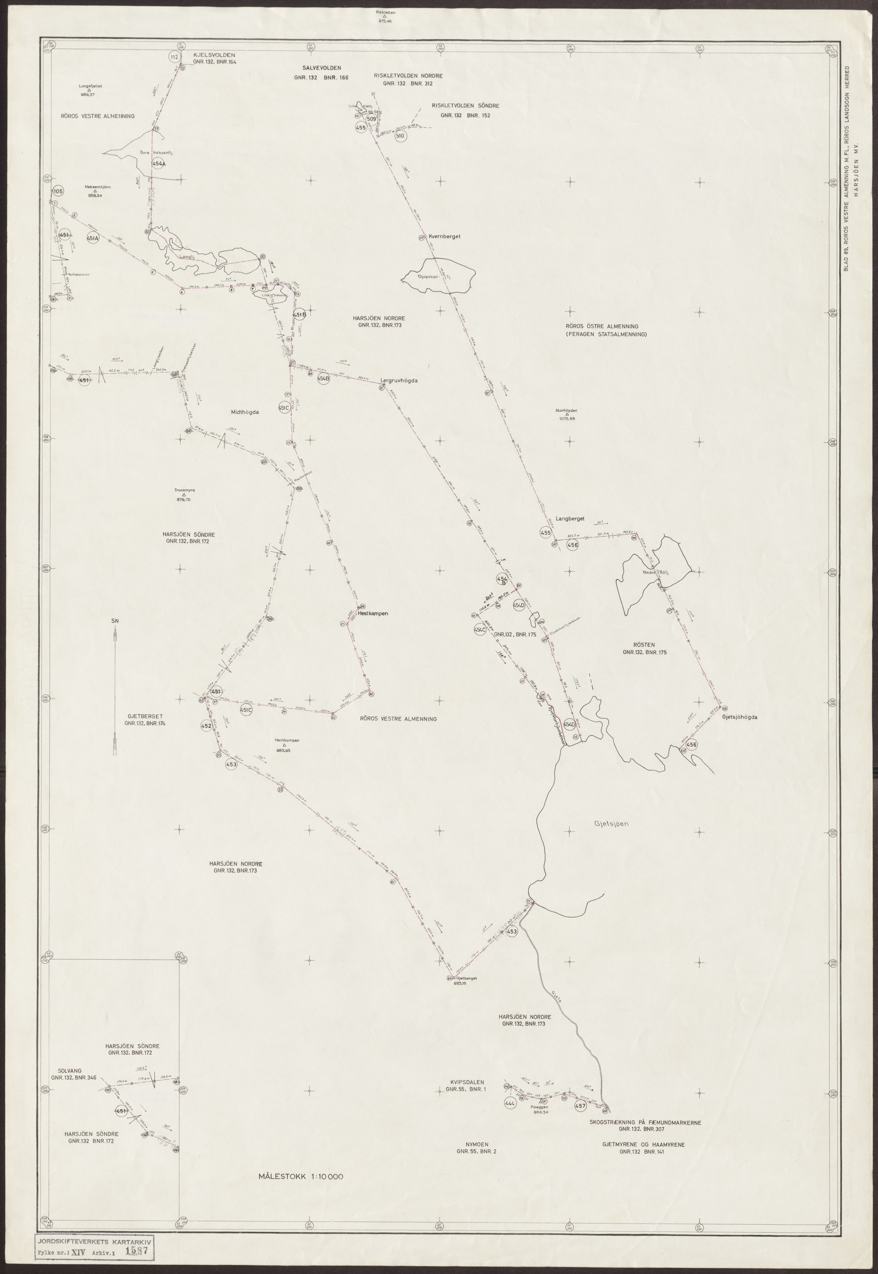 Jordskifteverkets kartarkiv, AV/RA-S-3929/T, 1859-1988, p. 2505