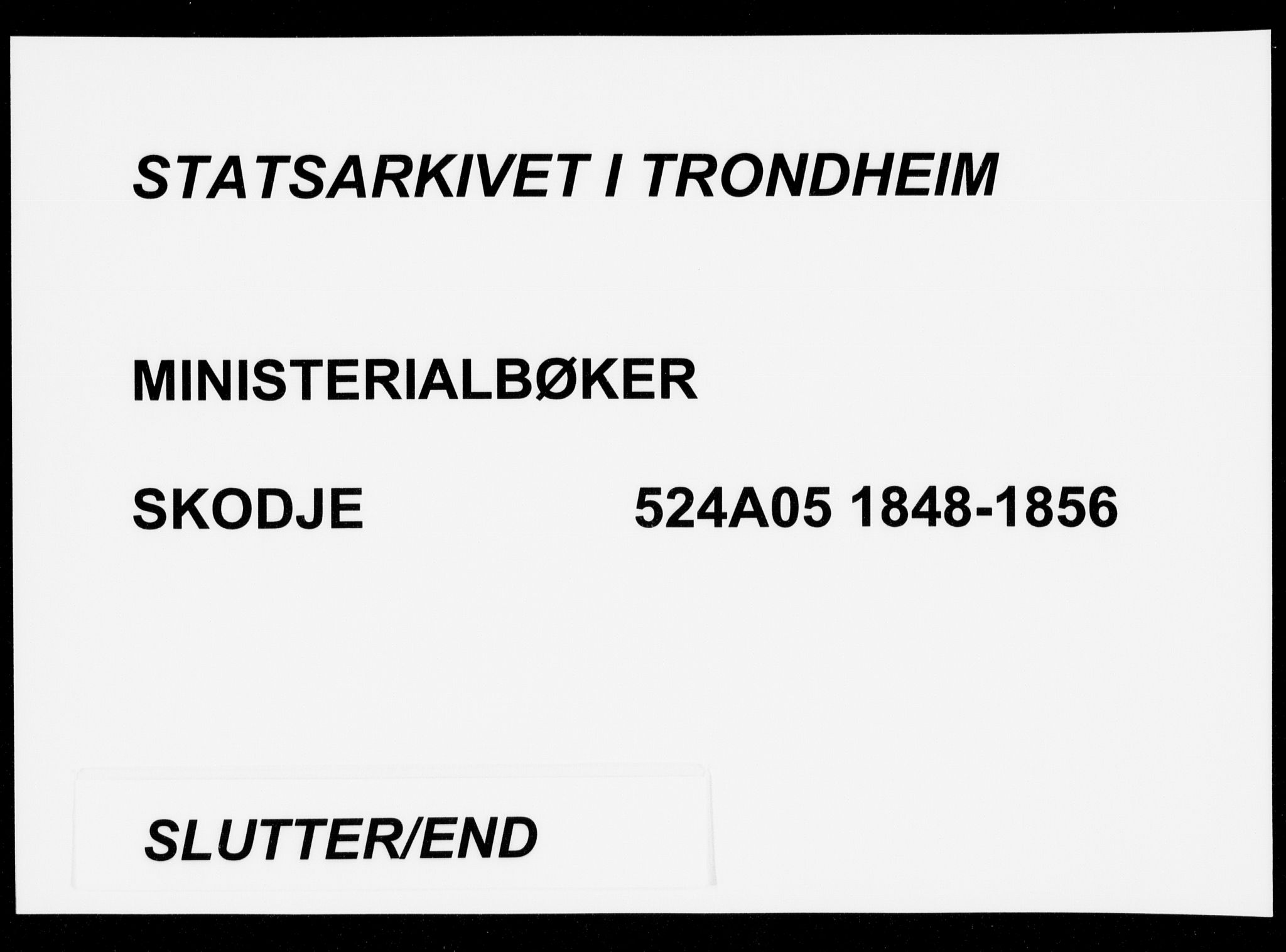 Ministerialprotokoller, klokkerbøker og fødselsregistre - Møre og Romsdal, SAT/A-1454/524/L0353: Parish register (official) no. 524A05, 1848-1856
