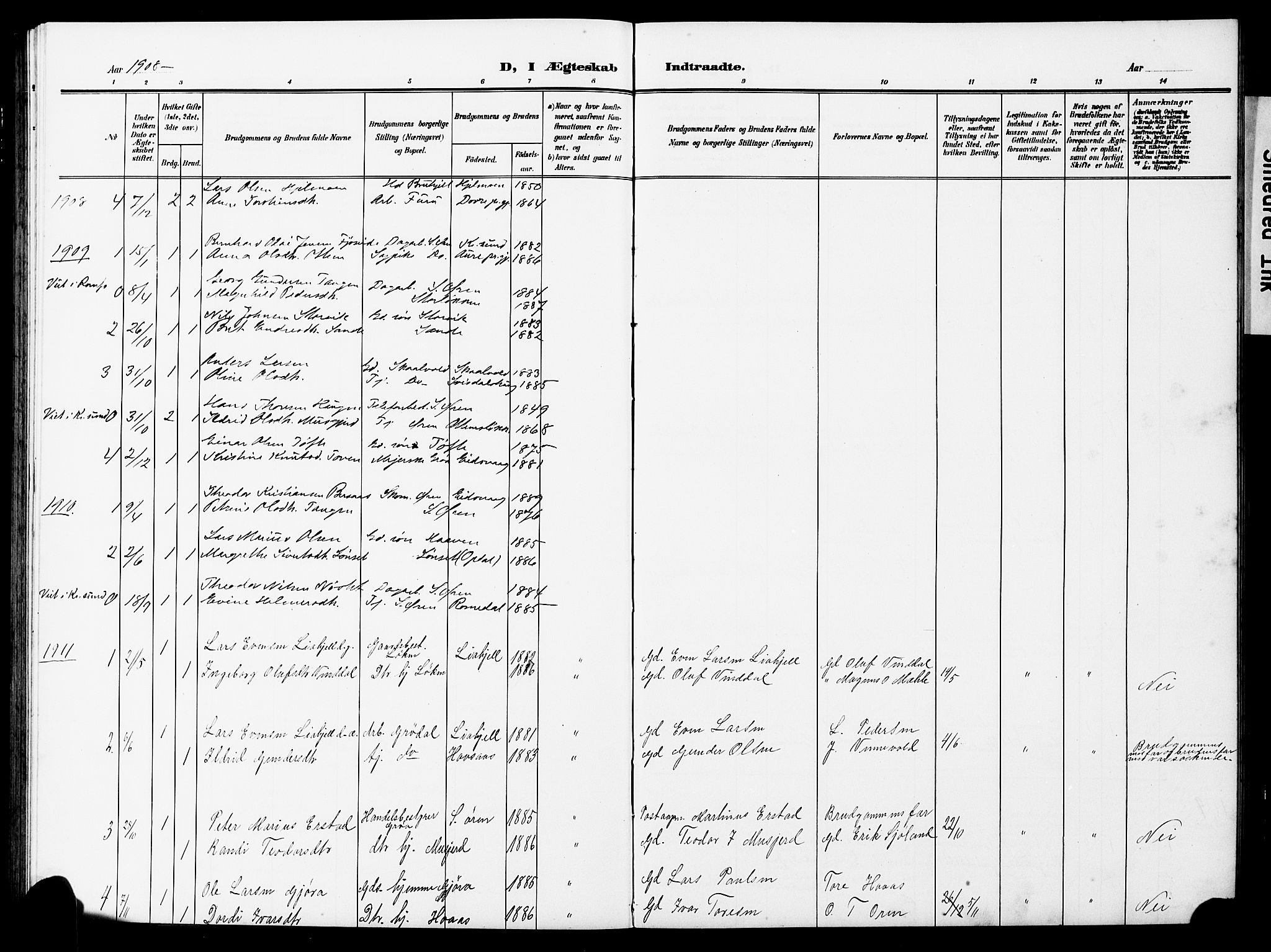 Ministerialprotokoller, klokkerbøker og fødselsregistre - Møre og Romsdal, AV/SAT-A-1454/590/L1017: Parish register (copy) no. 590C02, 1869-1931