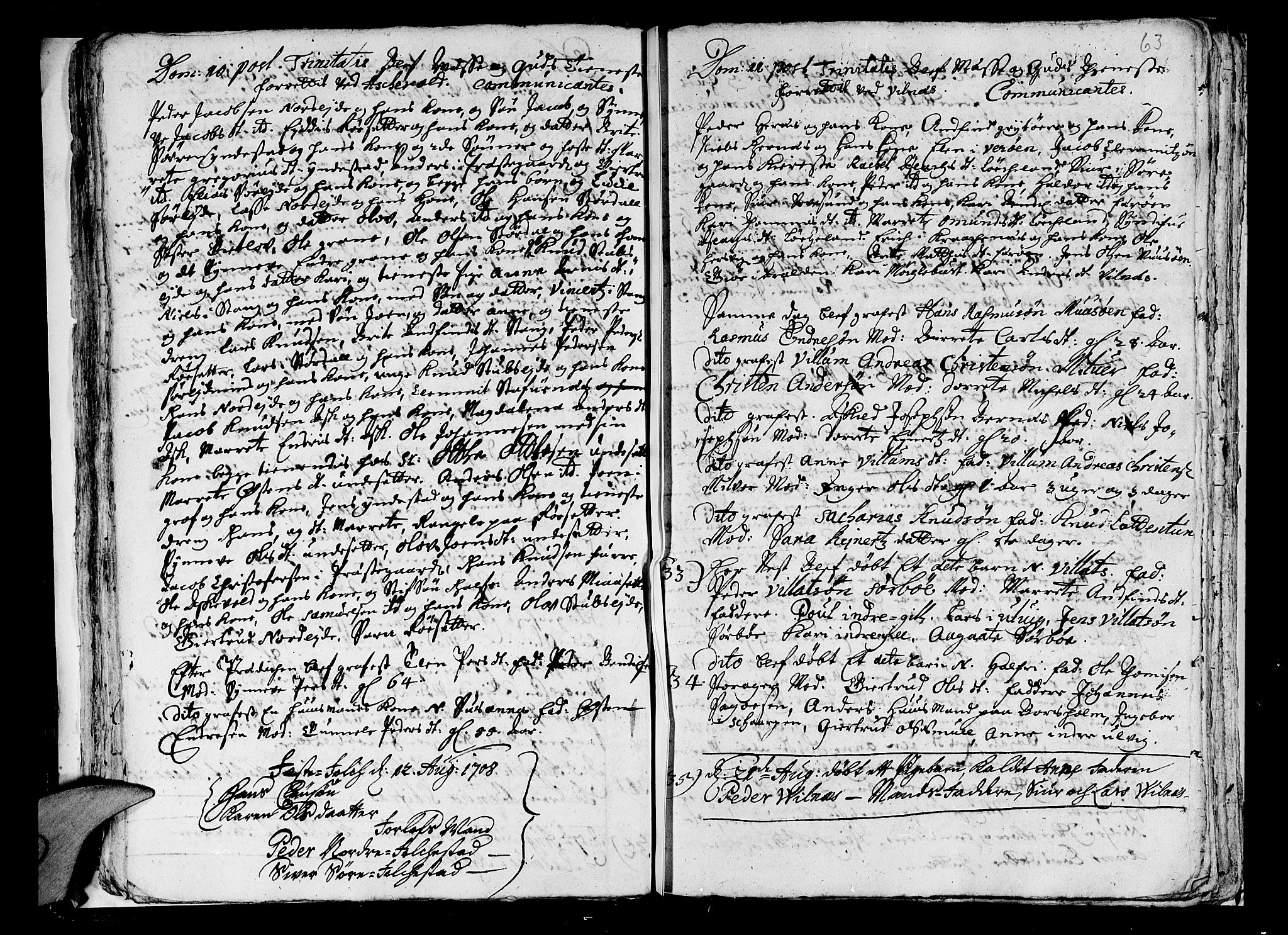 Askvoll sokneprestembete, AV/SAB-A-79501/H/Haa/Haaa/L0001: Parish register (official) no. A 1, 1706-1711, p. 63