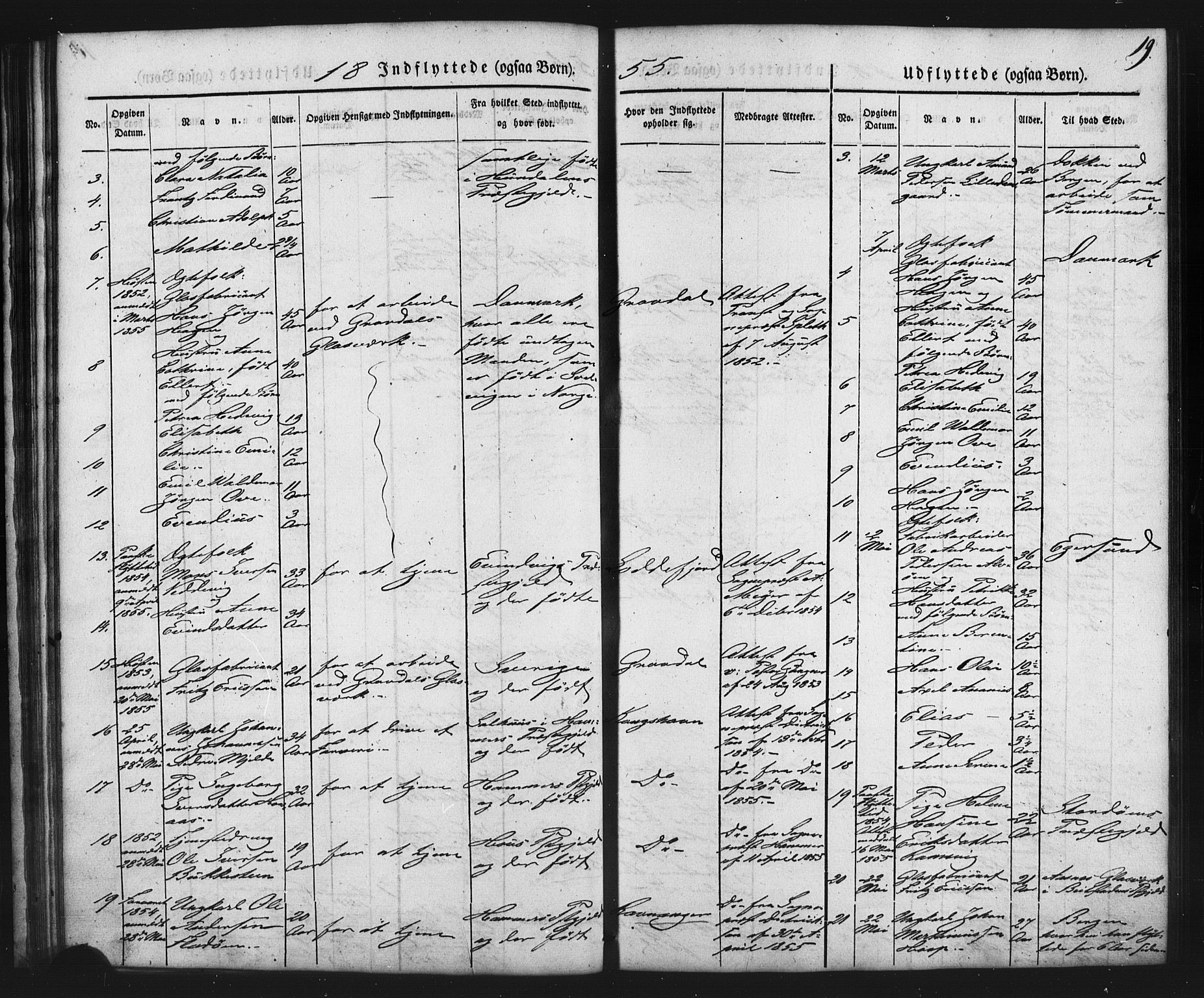 Askøy Sokneprestembete, AV/SAB-A-74101/H/Ha/Haa/Haaa/L0011: Parish register (official) no. A 11, 1846-1856, p. 19