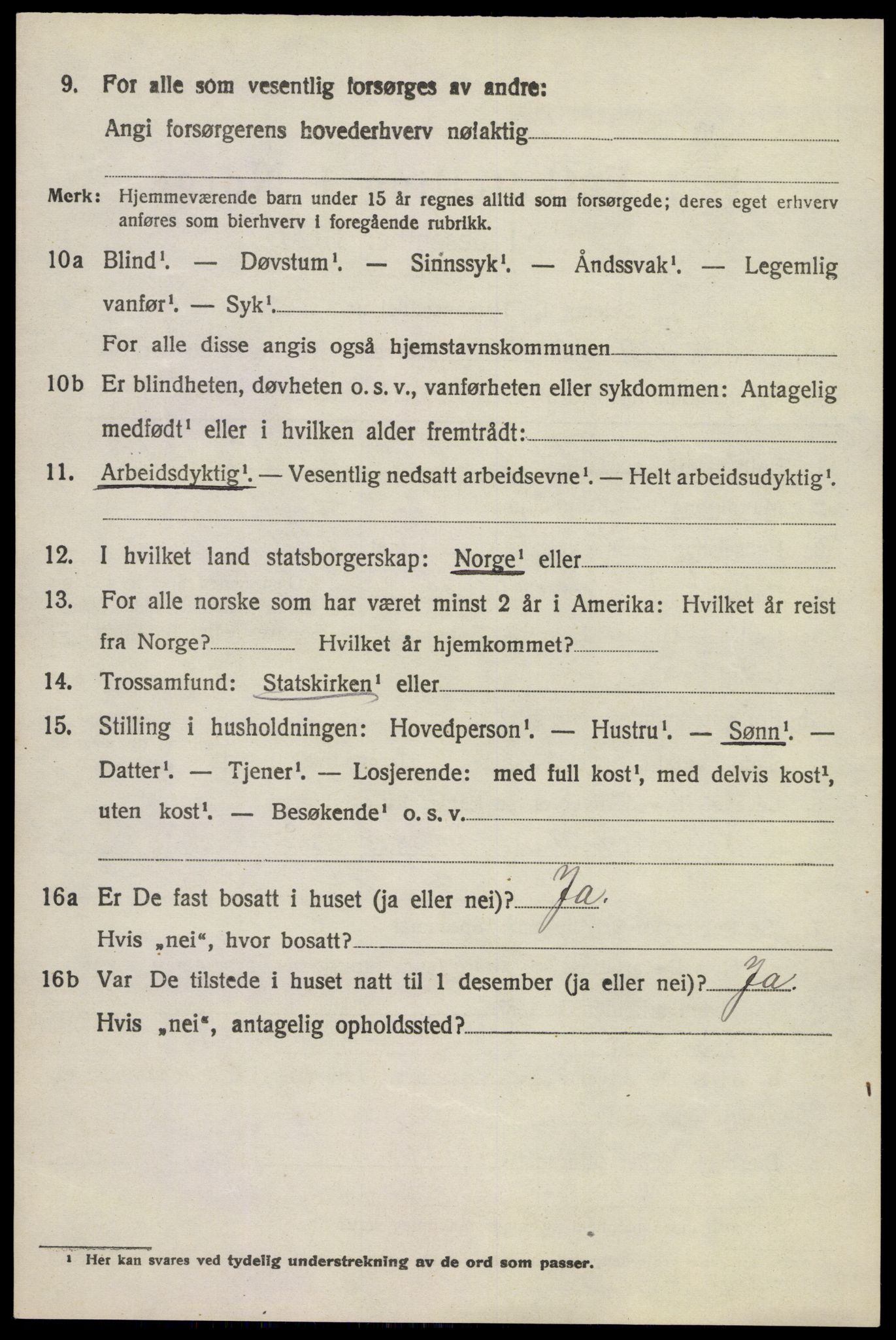 SAKO, 1920 census for Brunlanes, 1920, p. 3344