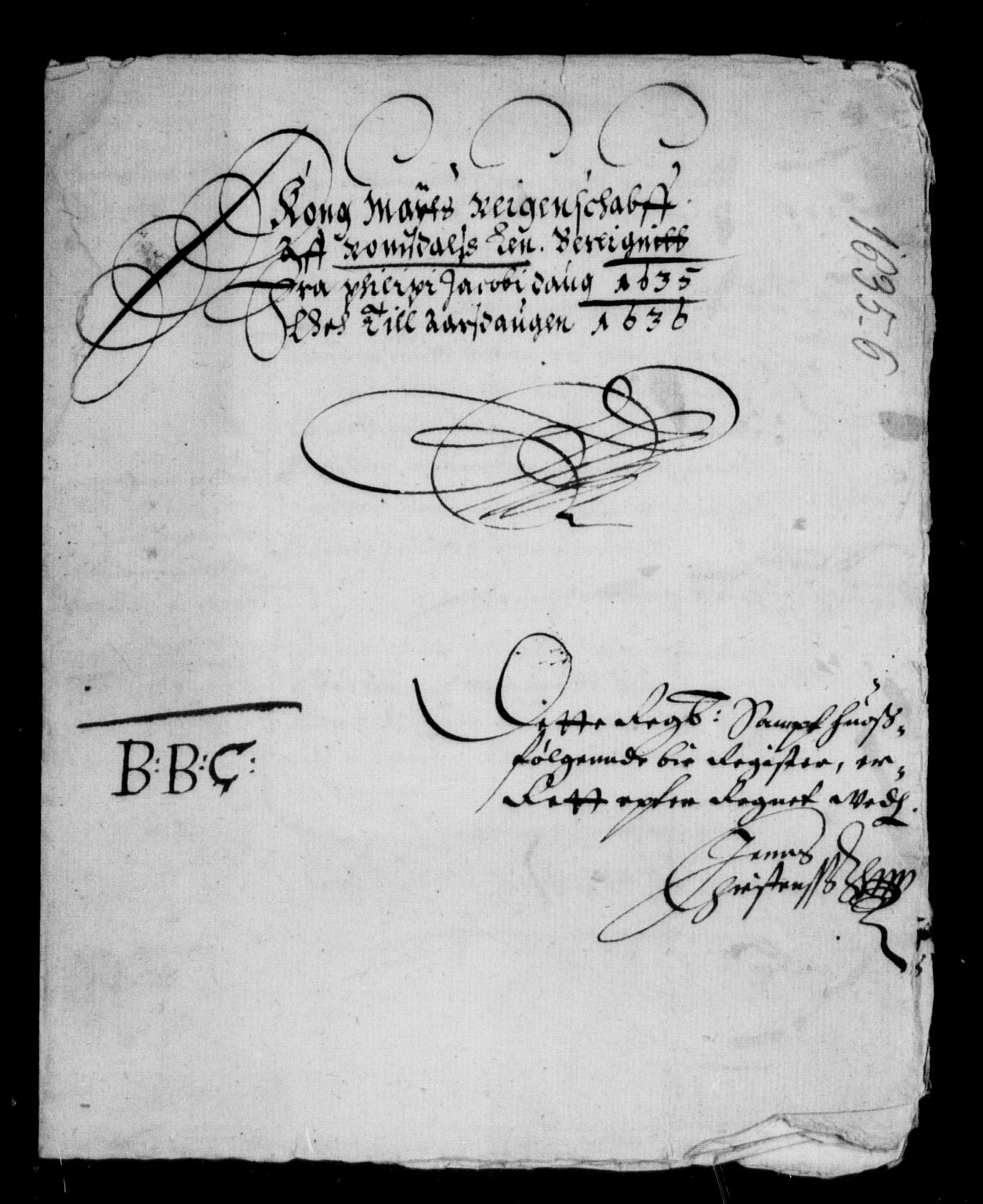 Rentekammeret inntil 1814, Reviderte regnskaper, Lensregnskaper, AV/RA-EA-5023/R/Rb/Rbw/L0056: Trondheim len, 1634-1636