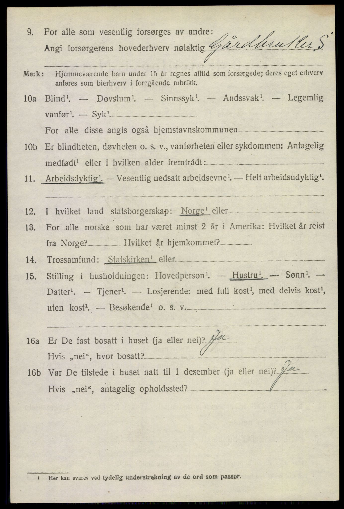 SAKO, 1920 census for Skåtøy, 1920, p. 2219