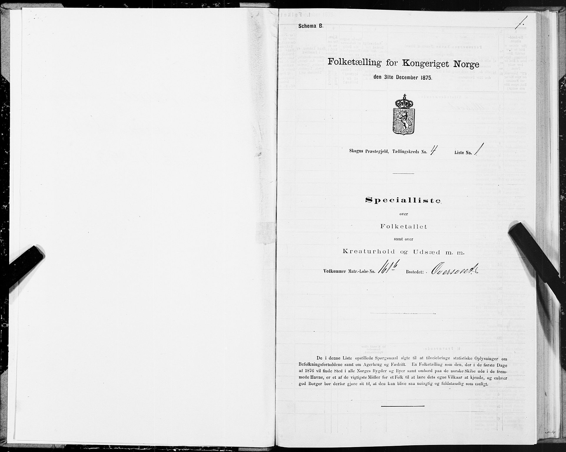 SAT, 1875 census for 1719P Skogn, 1875, p. 4001