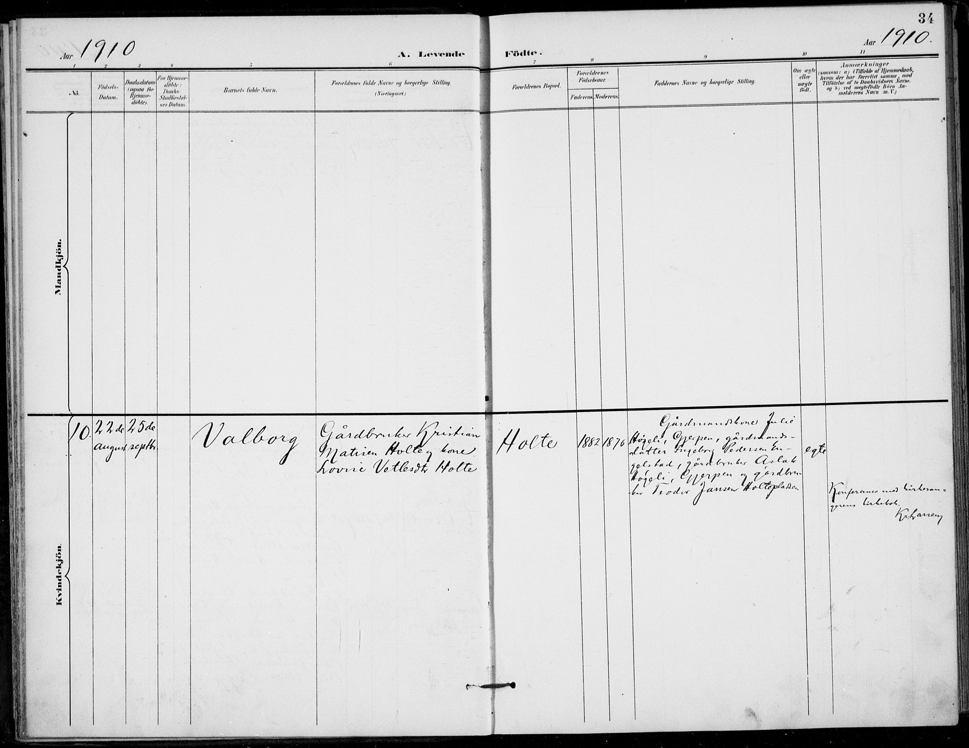 Siljan kirkebøker, SAKO/A-300/F/Fa/L0003: Parish register (official) no. 3, 1896-1910, p. 34