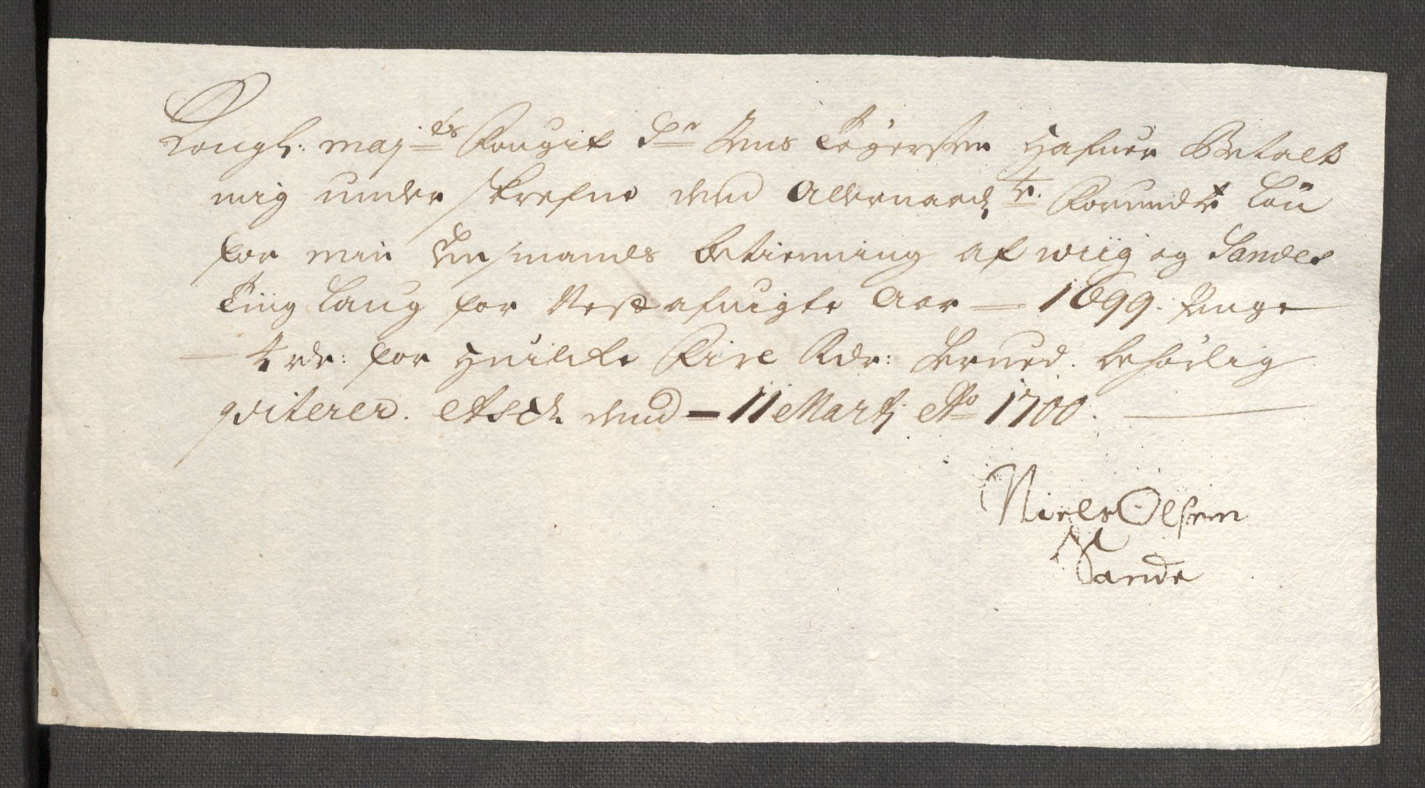 Rentekammeret inntil 1814, Reviderte regnskaper, Fogderegnskap, AV/RA-EA-4092/R53/L3424: Fogderegnskap Sunn- og Nordfjord, 1699, p. 354