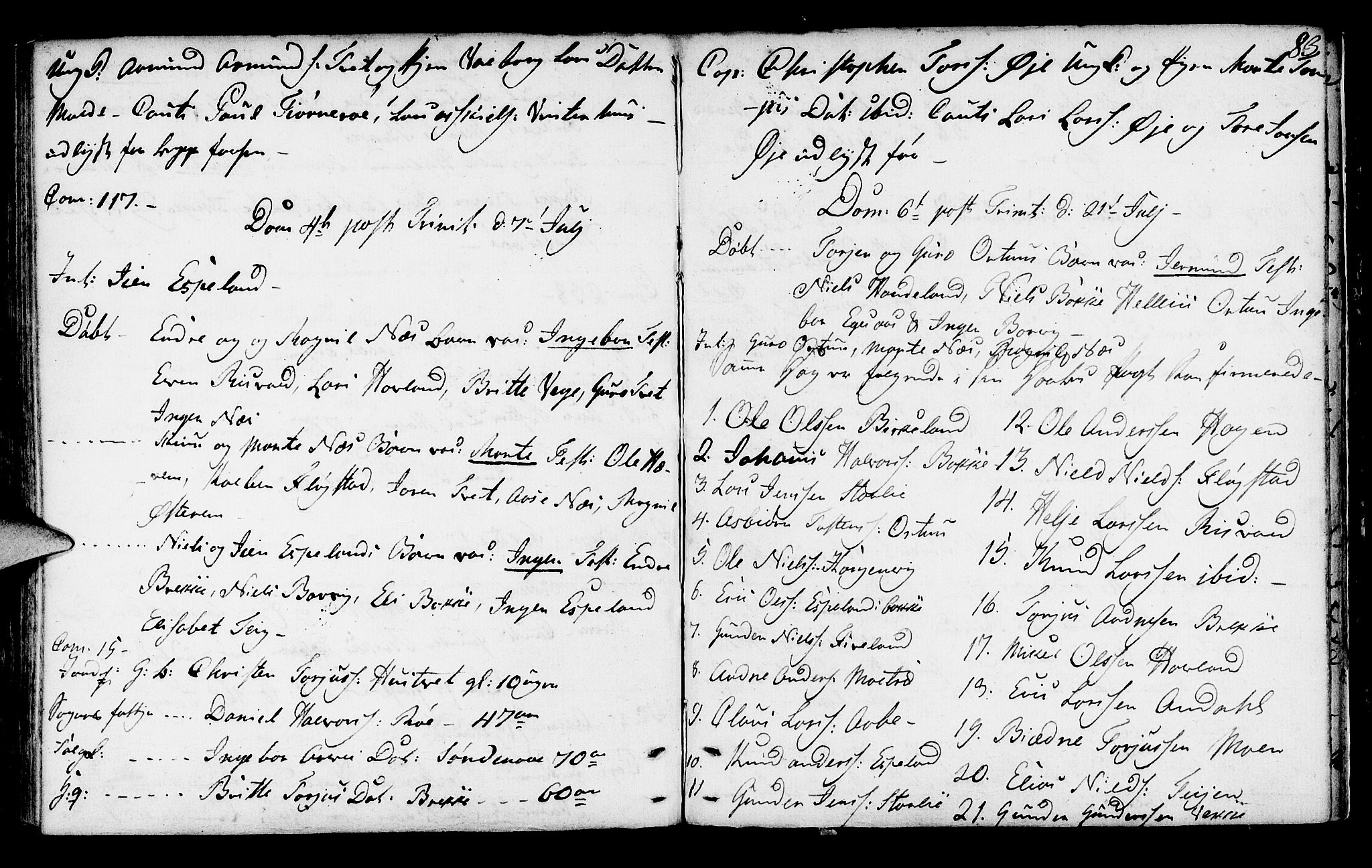 Suldal sokneprestkontor, AV/SAST-A-101845/01/IV/L0002: Parish register (official) no. A 2, 1780-1808, p. 83