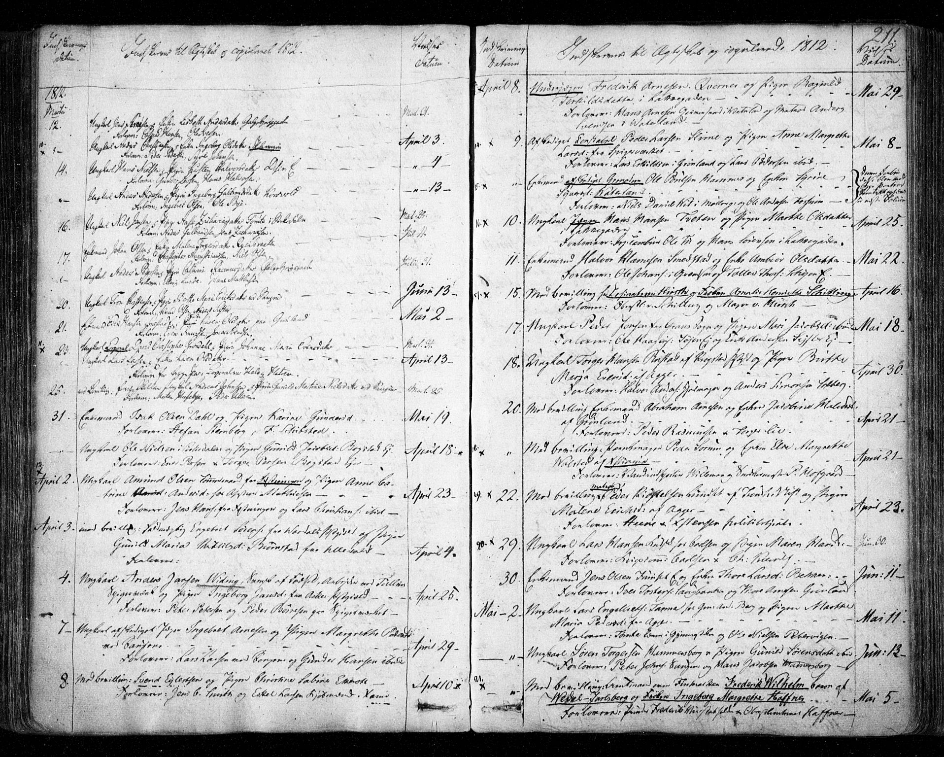 Aker prestekontor kirkebøker, SAO/A-10861/F/L0011: Parish register (official) no. 11, 1810-1819, p. 211