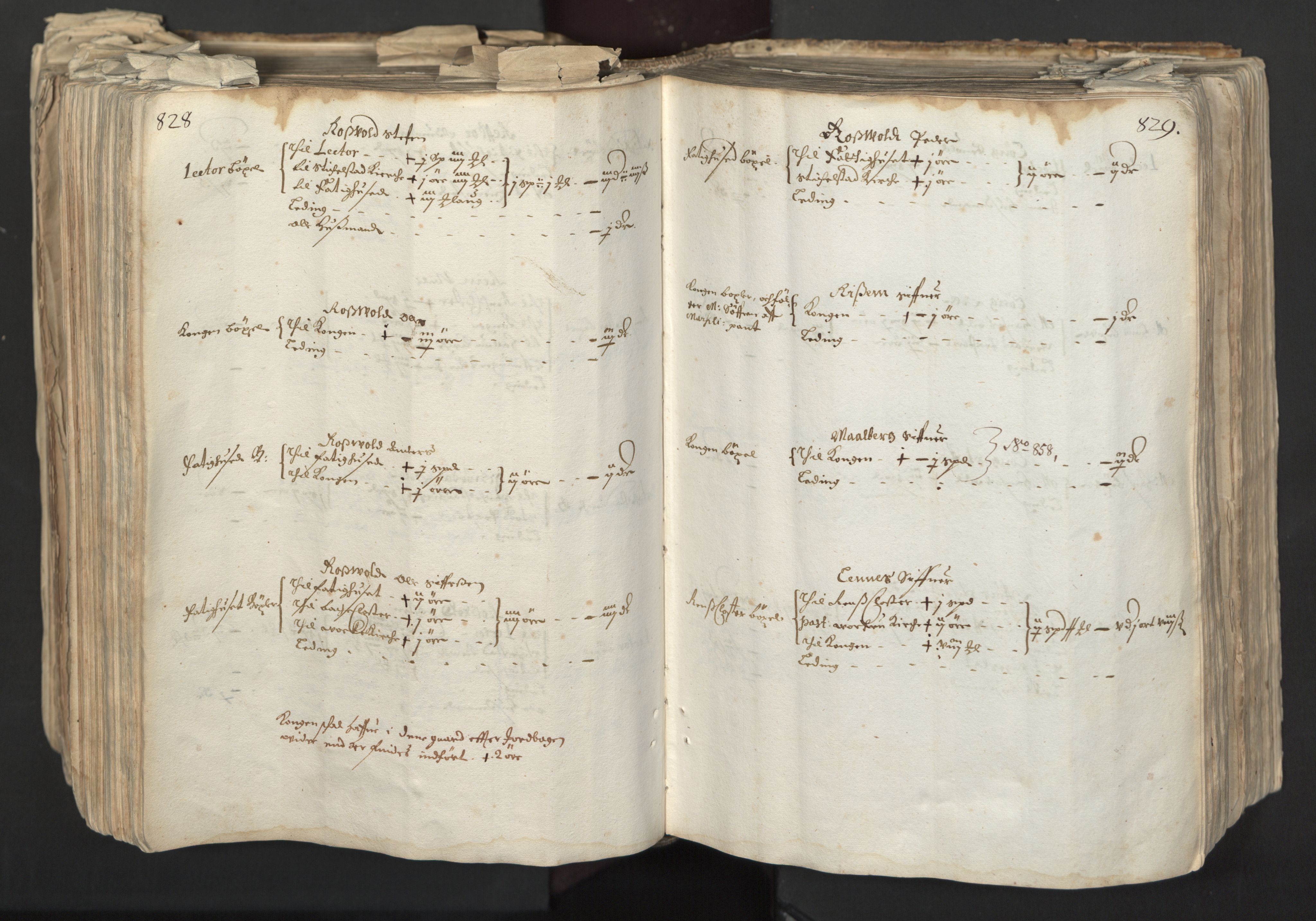 Rentekammeret inntil 1814, Realistisk ordnet avdeling, RA/EA-4070/L/L0027: Trondheim lagdømme:, 1661, p. 828-829