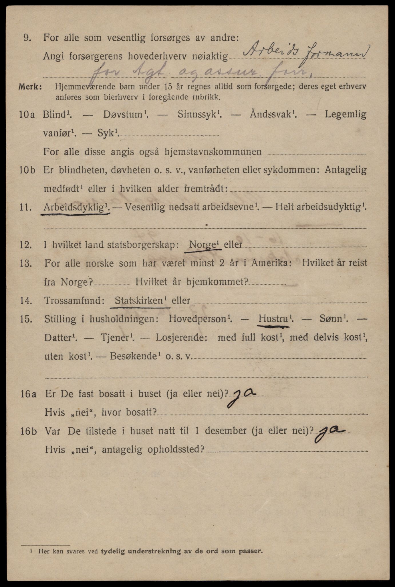 SAST, 1920 census for Haugesund, 1920, p. 12130