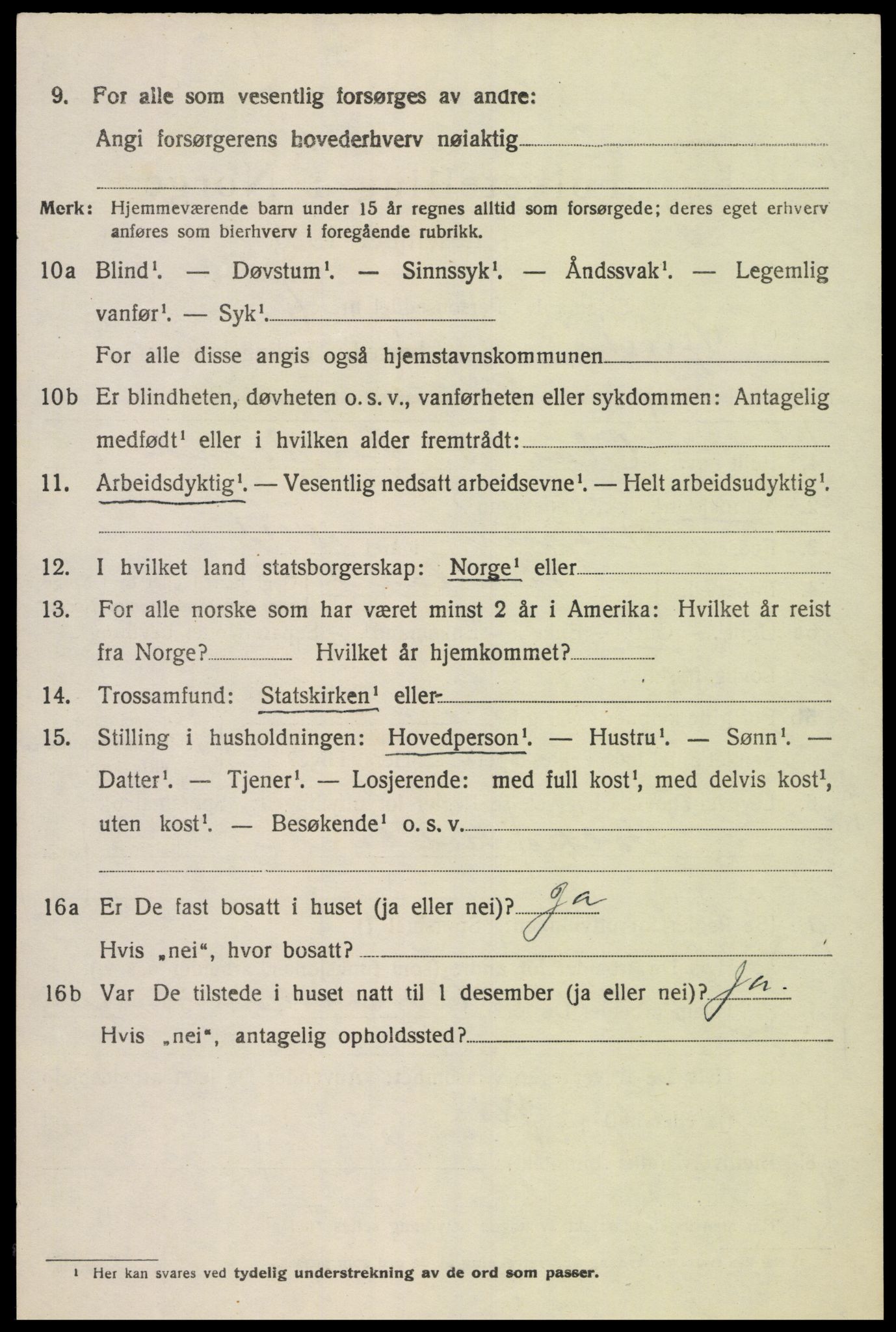 SAK, 1920 census for Øvrebø, 1920, p. 1923