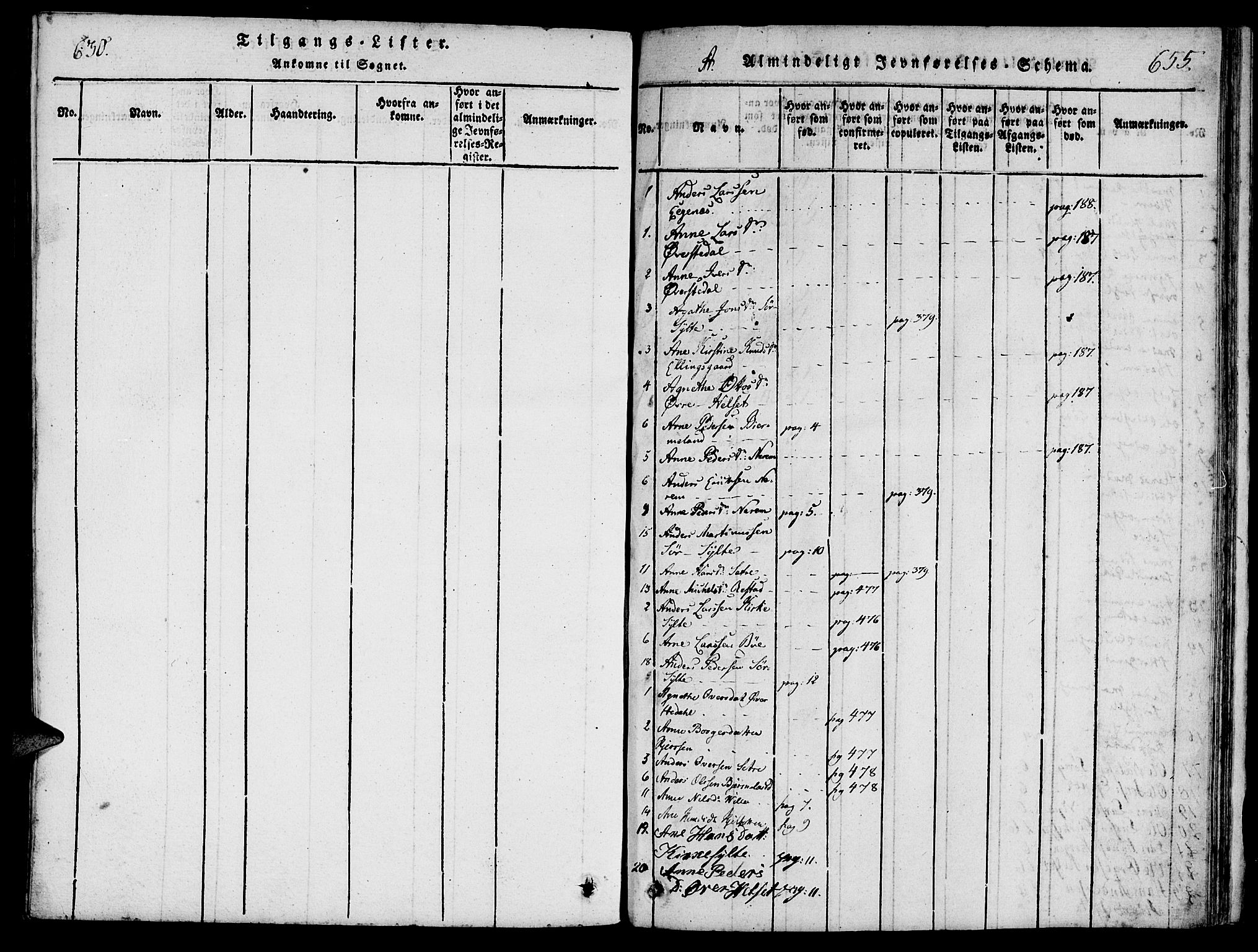 Ministerialprotokoller, klokkerbøker og fødselsregistre - Møre og Romsdal, SAT/A-1454/541/L0544: Parish register (official) no. 541A01, 1818-1847, p. 655