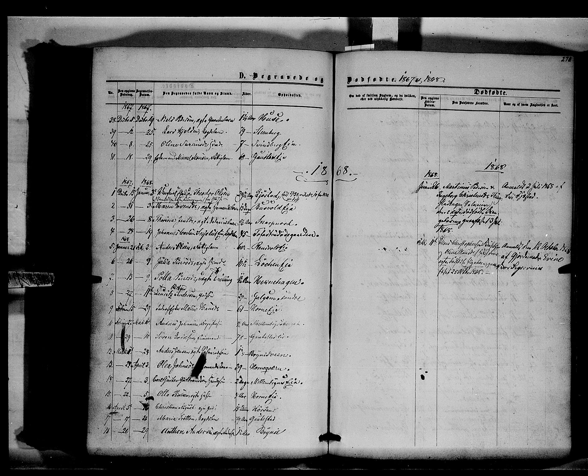 Romedal prestekontor, AV/SAH-PREST-004/K/L0005: Parish register (official) no. 5, 1862-1874, p. 270