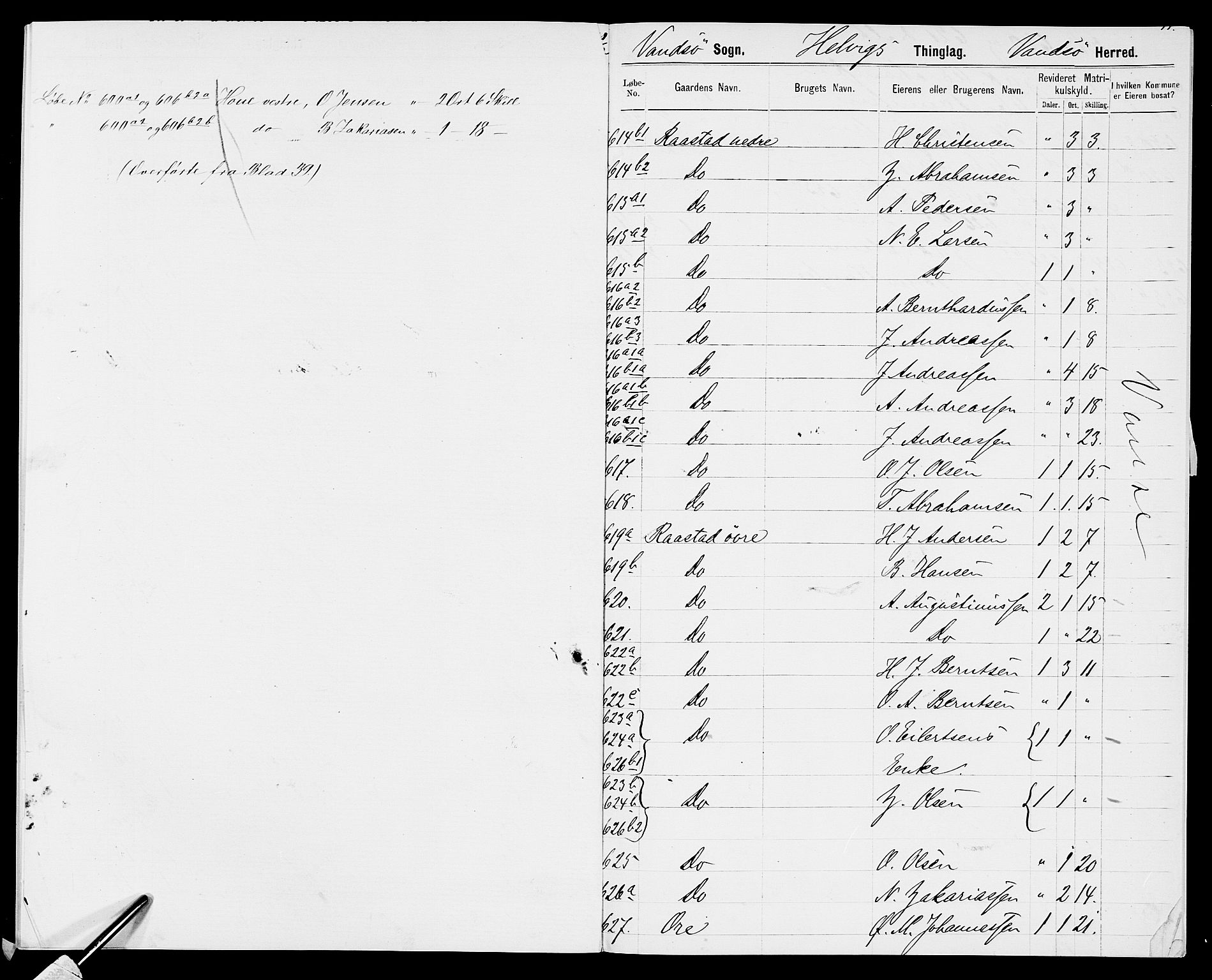 SAK, 1875 census for 1041L Vanse/Vanse og Farsund, 1875, p. 43