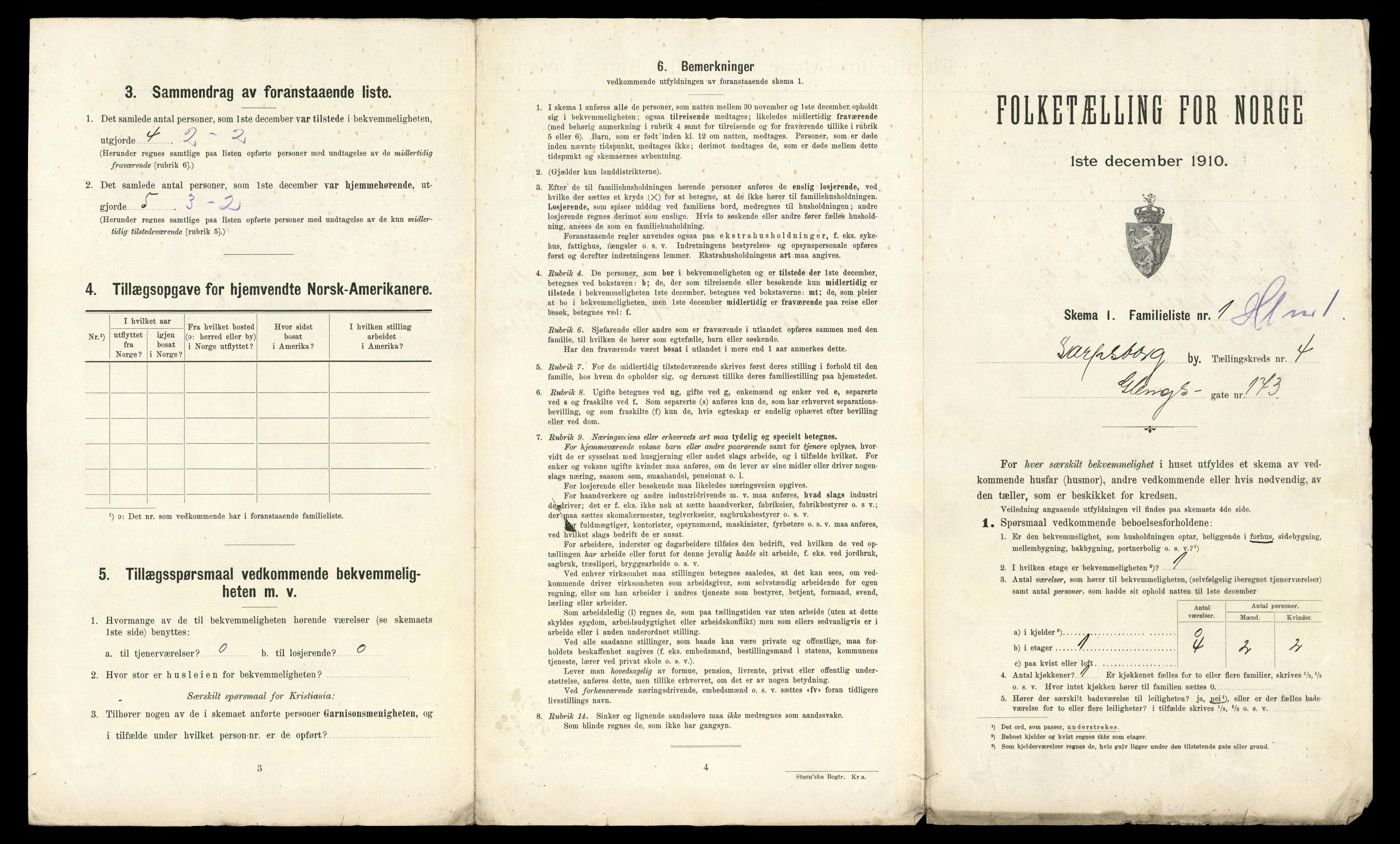 RA, 1910 census for Sarpsborg, 1910, p. 2685