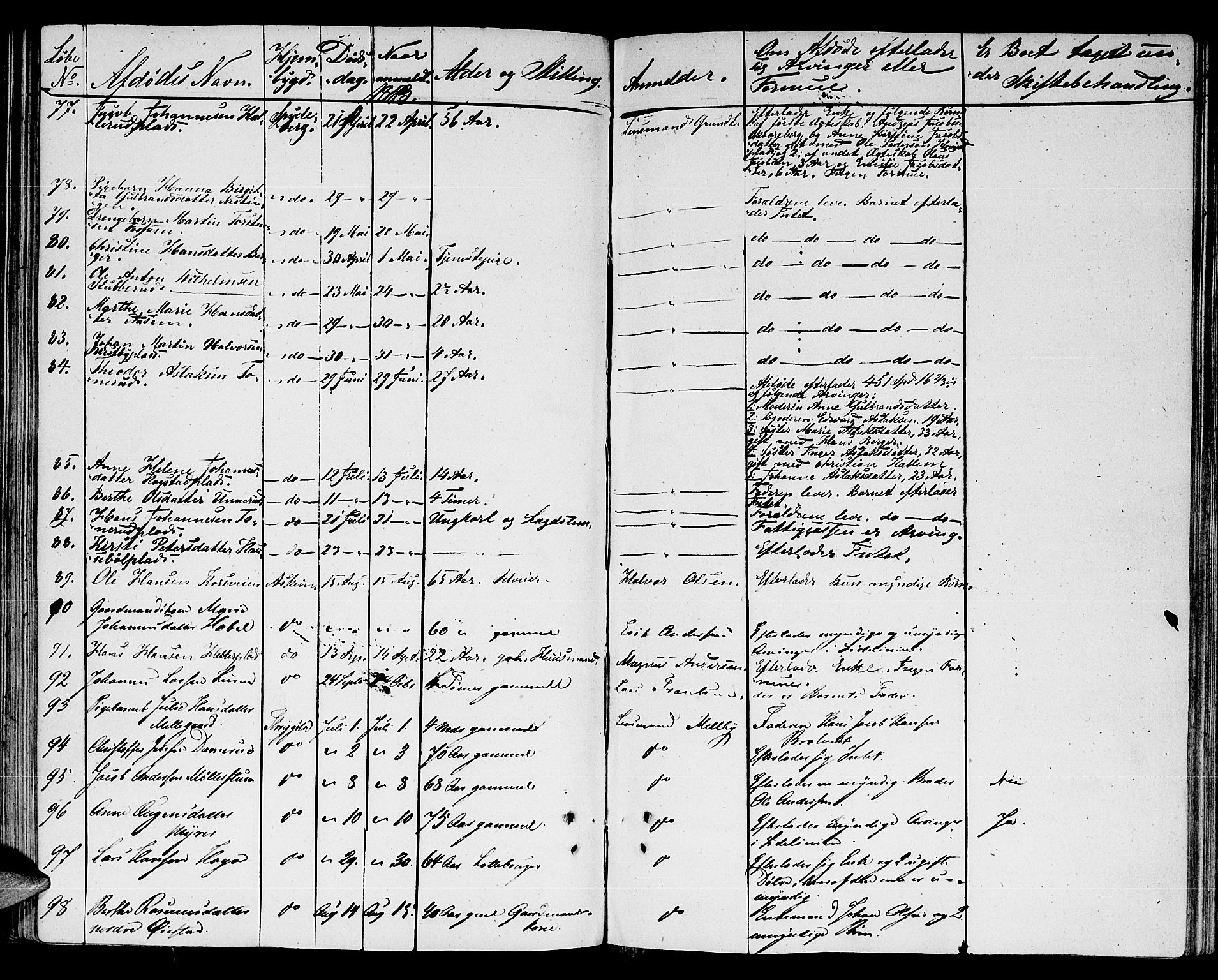 Heggen og Frøland sorenskriveri I, AV/SAO-A-11556/H/Ha/Haa/L0001: Dødsanmeldelsesprotokoll, 1838-1862