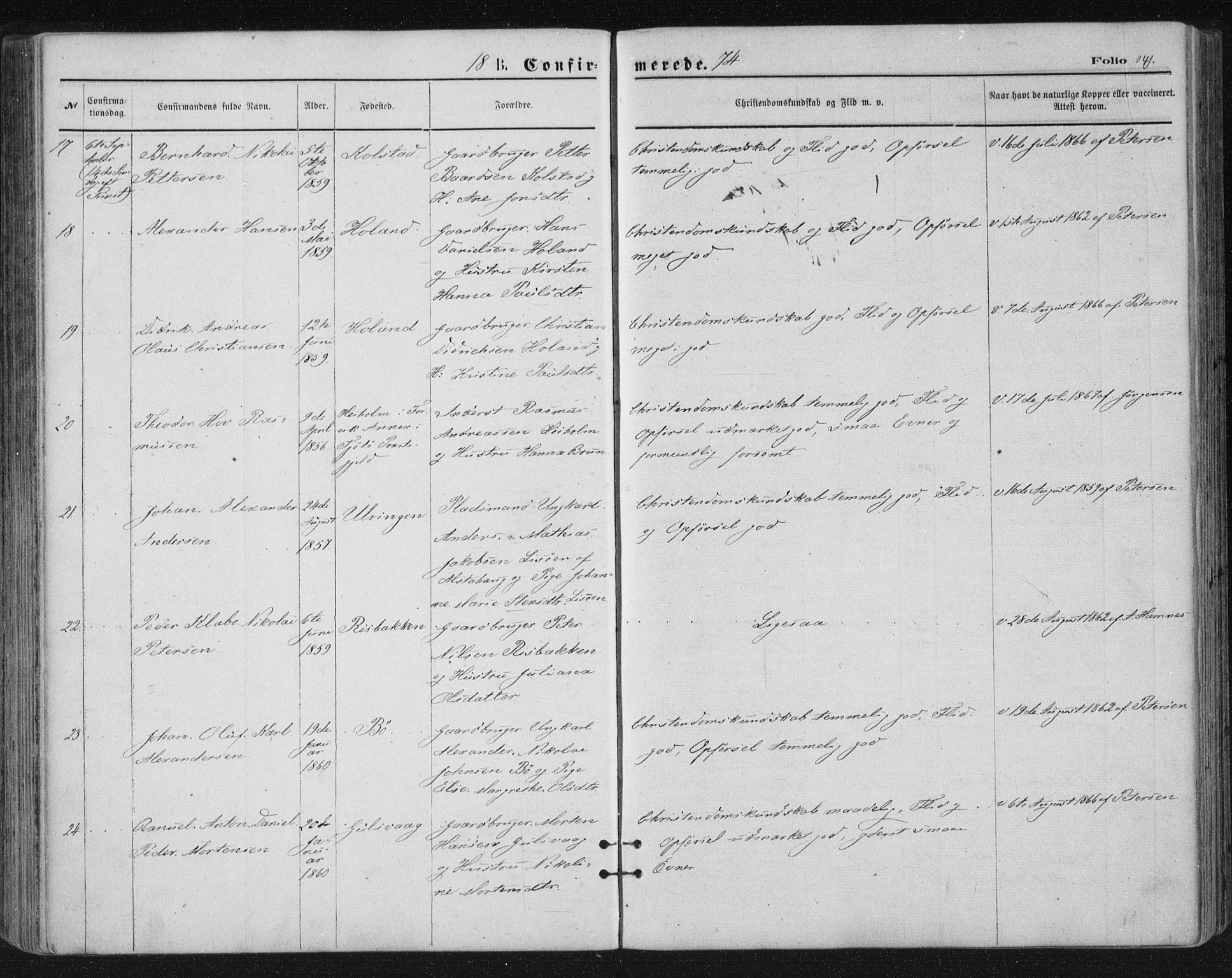 Ministerialprotokoller, klokkerbøker og fødselsregistre - Nordland, AV/SAT-A-1459/816/L0241: Parish register (official) no. 816A07, 1870-1885, p. 141