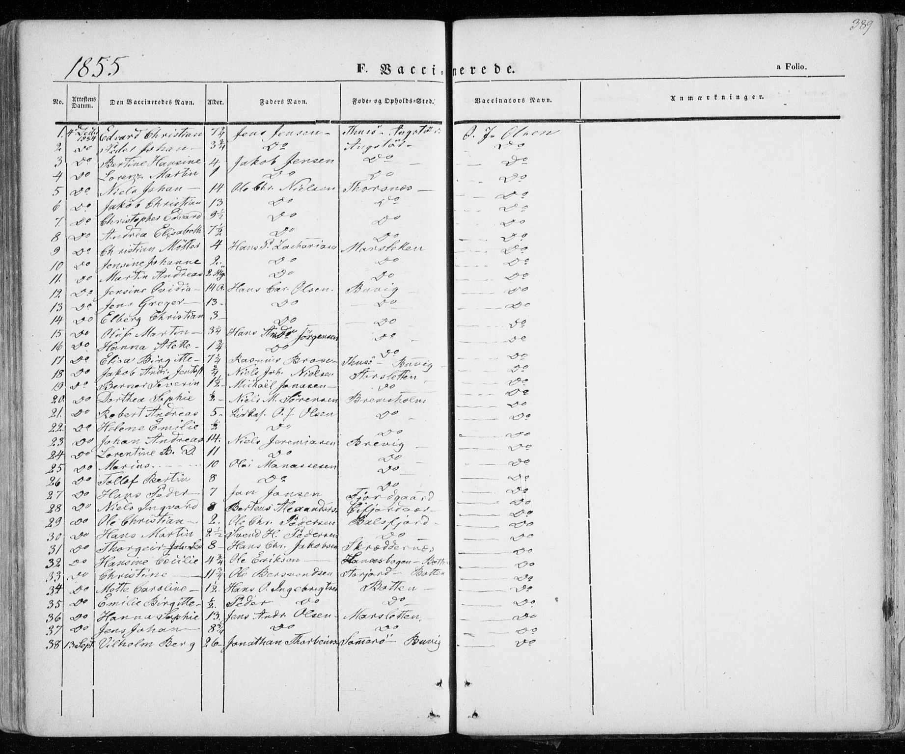 Lenvik sokneprestembete, AV/SATØ-S-1310/H/Ha/Haa/L0006kirke: Parish register (official) no. 6, 1845-1854, p. 389