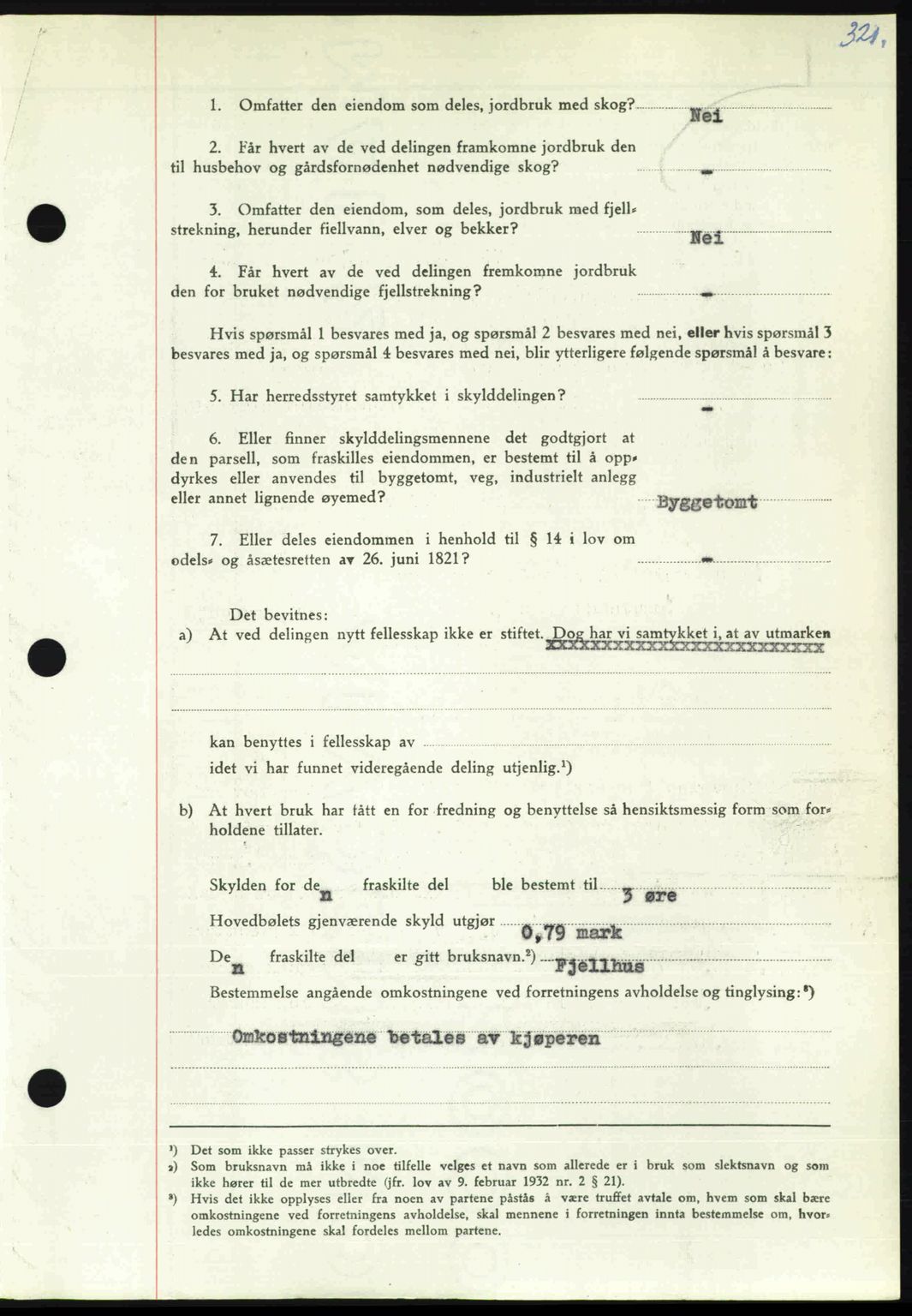 Nordmøre sorenskriveri, AV/SAT-A-4132/1/2/2Ca: Mortgage book no. A106, 1947-1947, Diary no: : 2273/1947