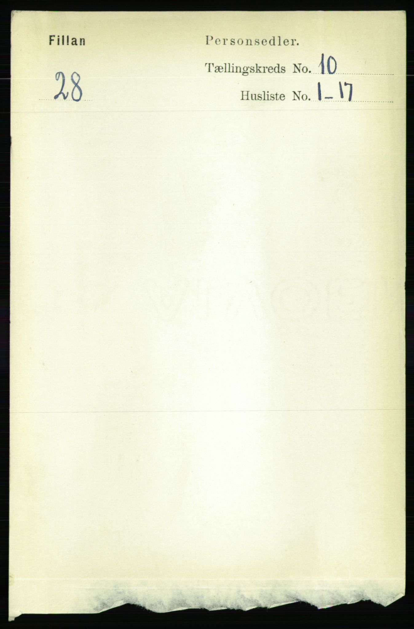 RA, 1891 census for 1616 Fillan, 1891, p. 2640