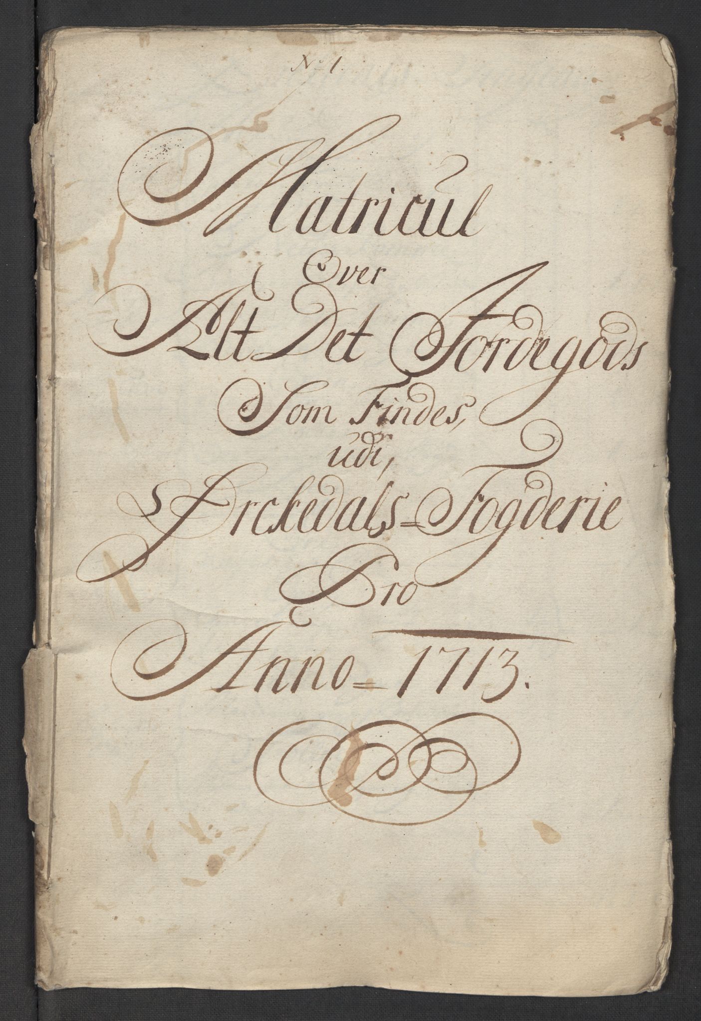 Rentekammeret inntil 1814, Reviderte regnskaper, Fogderegnskap, AV/RA-EA-4092/R60/L3964: Fogderegnskap Orkdal og Gauldal, 1713, p. 26